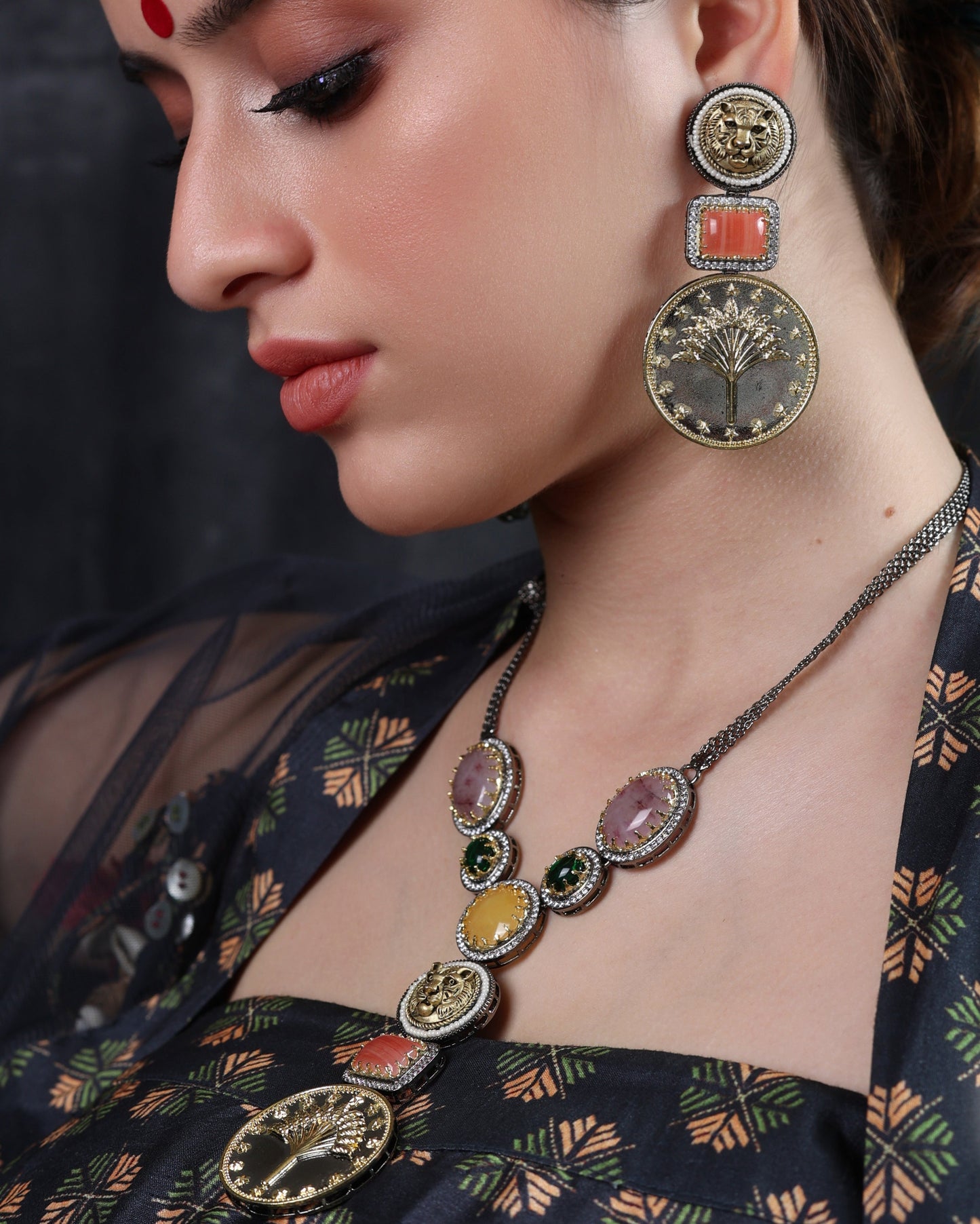 Ethereal Botanica Necklace Set