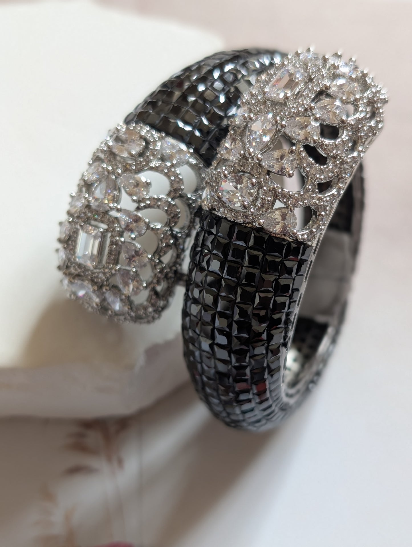 Ishya Crystal Crown Bangles