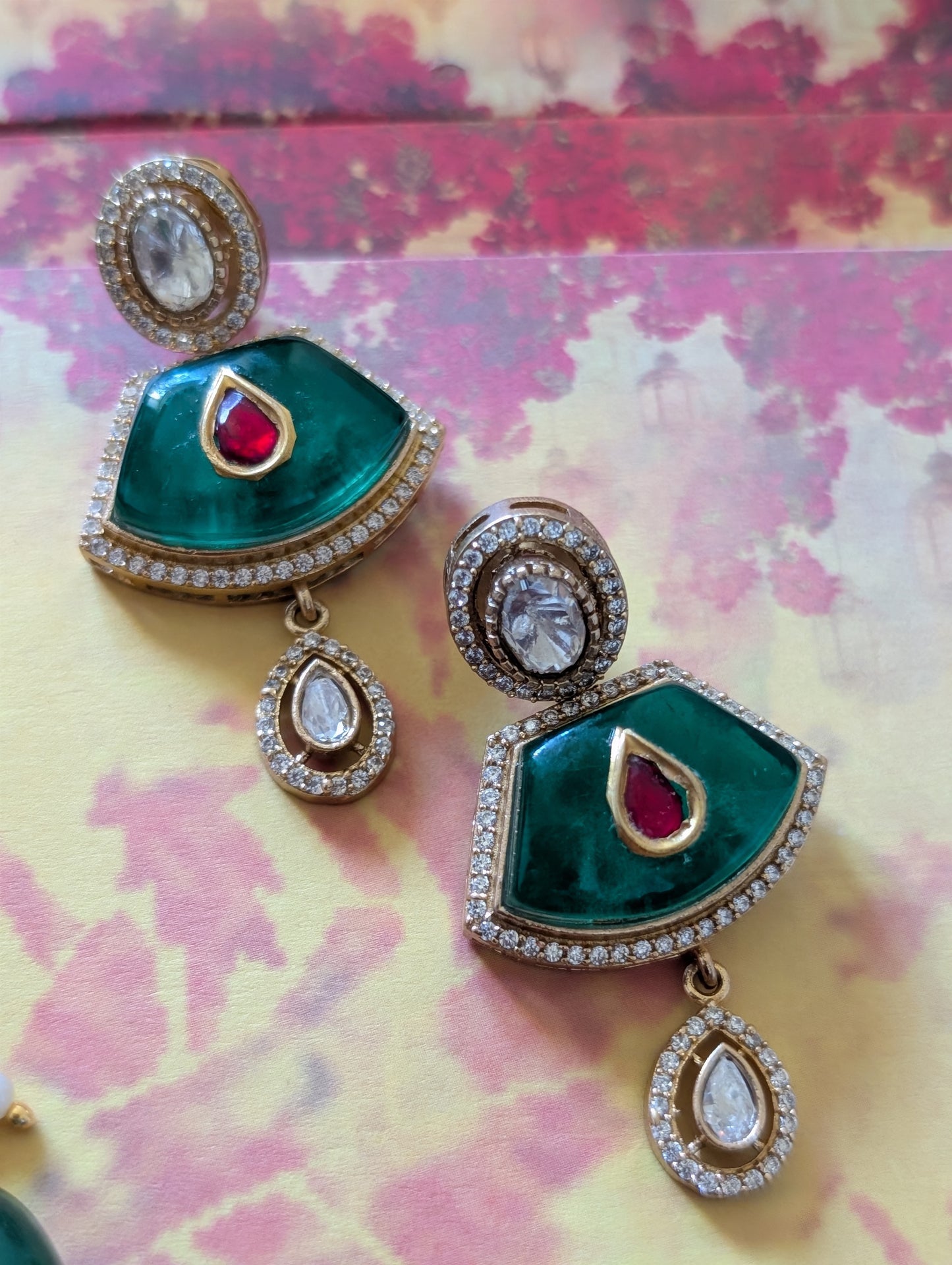 Regal Peacock Kundan Necklace