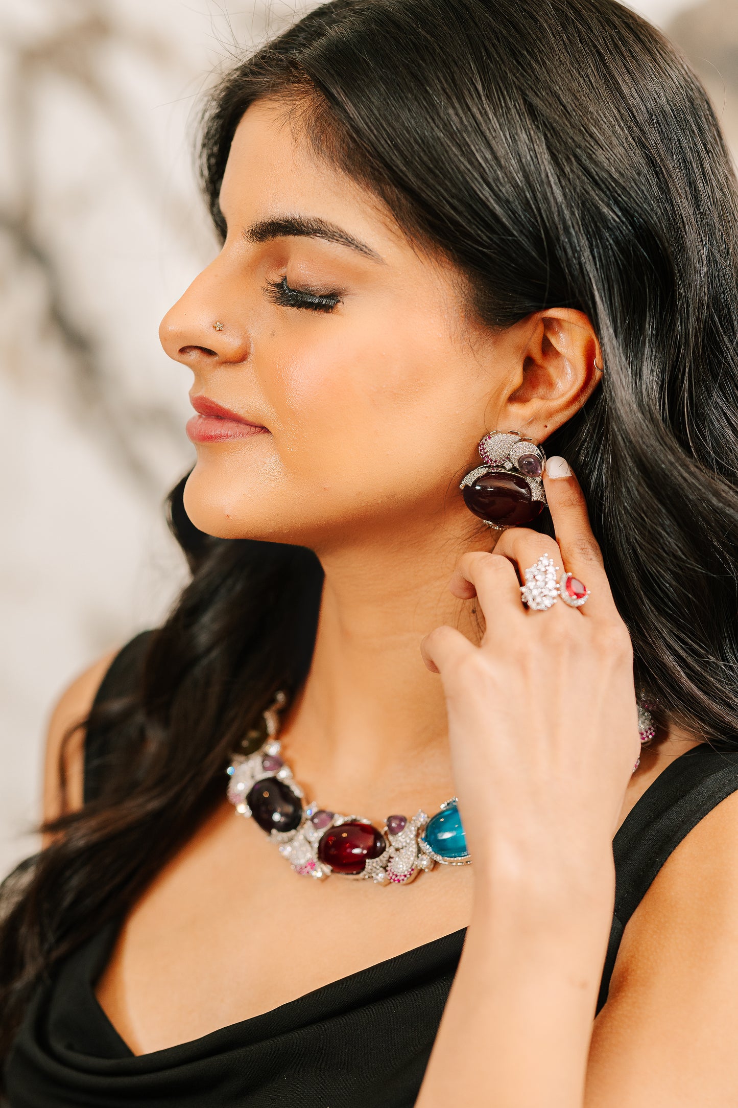 Celestia Multi Gem Choker