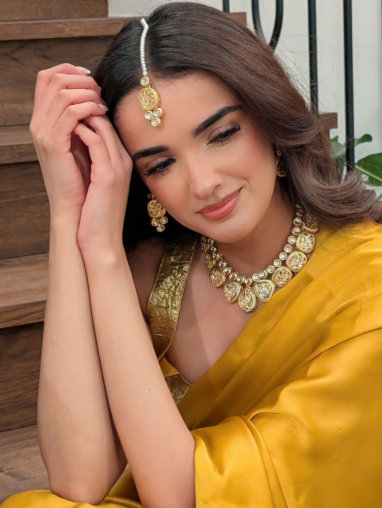 Kannagi Kundan Necklace Set