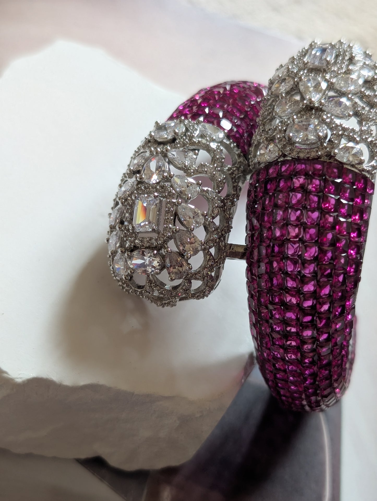 Ishya Crystal Crown Bangles