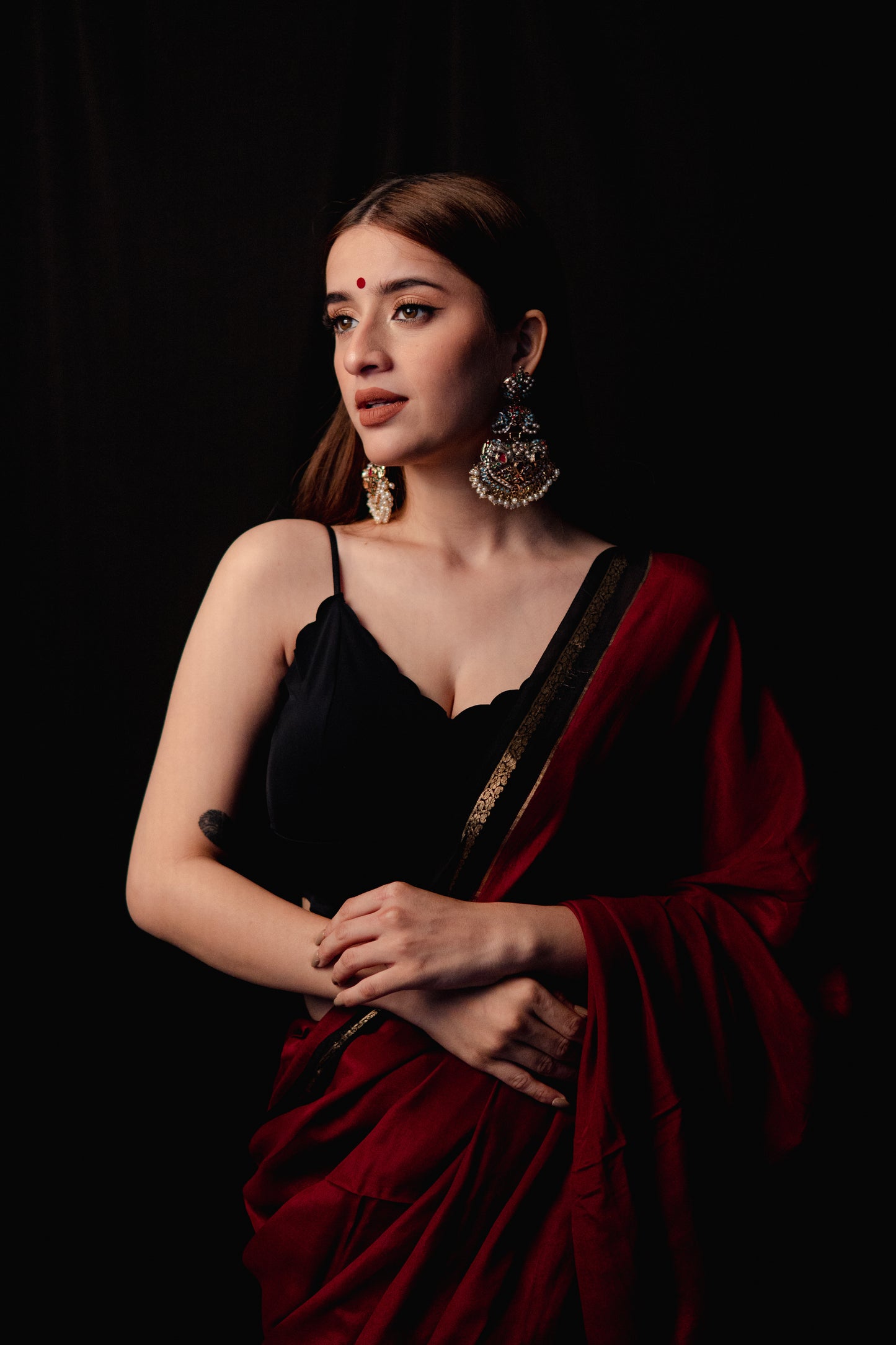 Anvika Jadau Dome Chandbalis