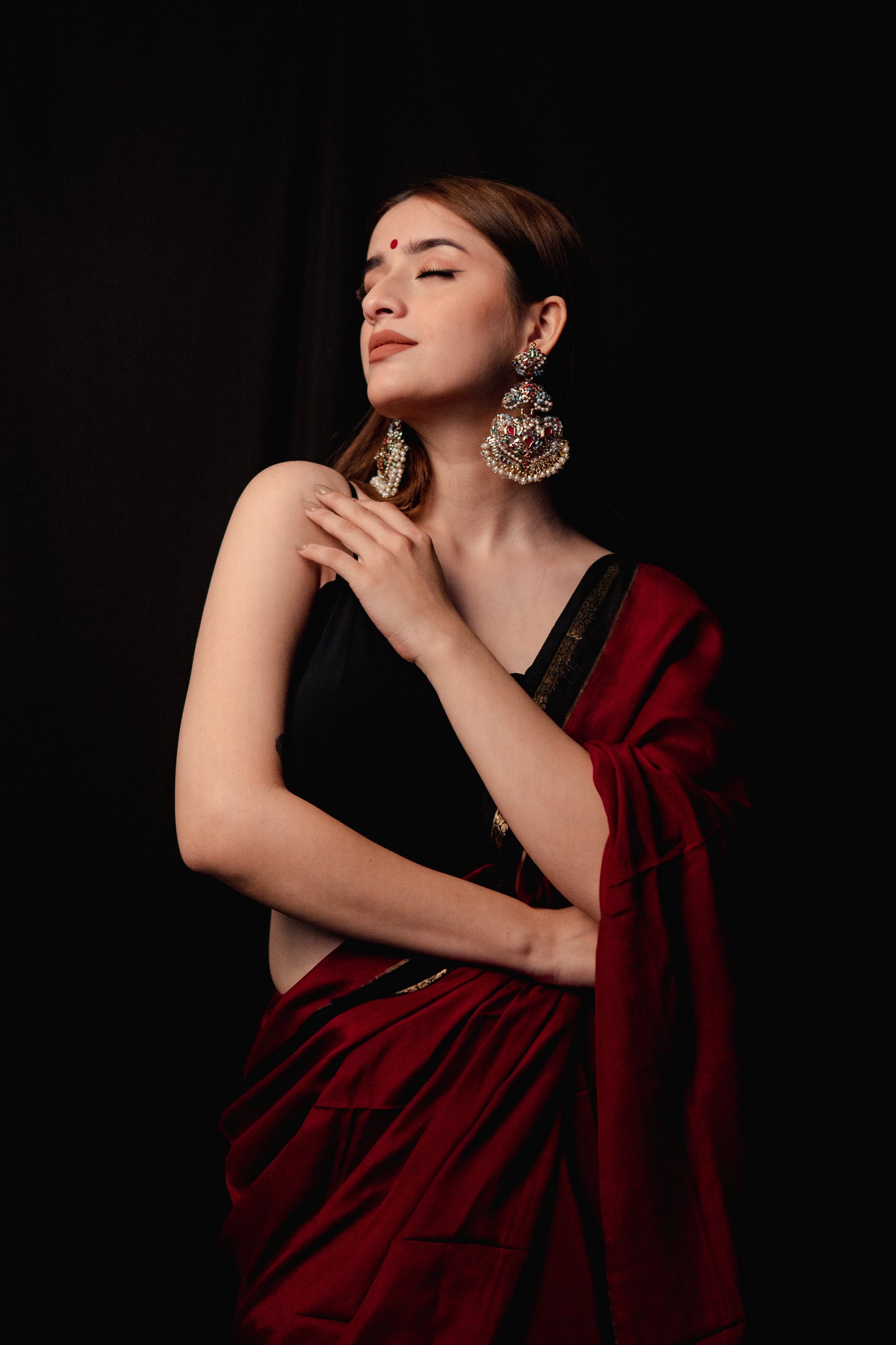 Anvika Jadau Dome Chandbalis