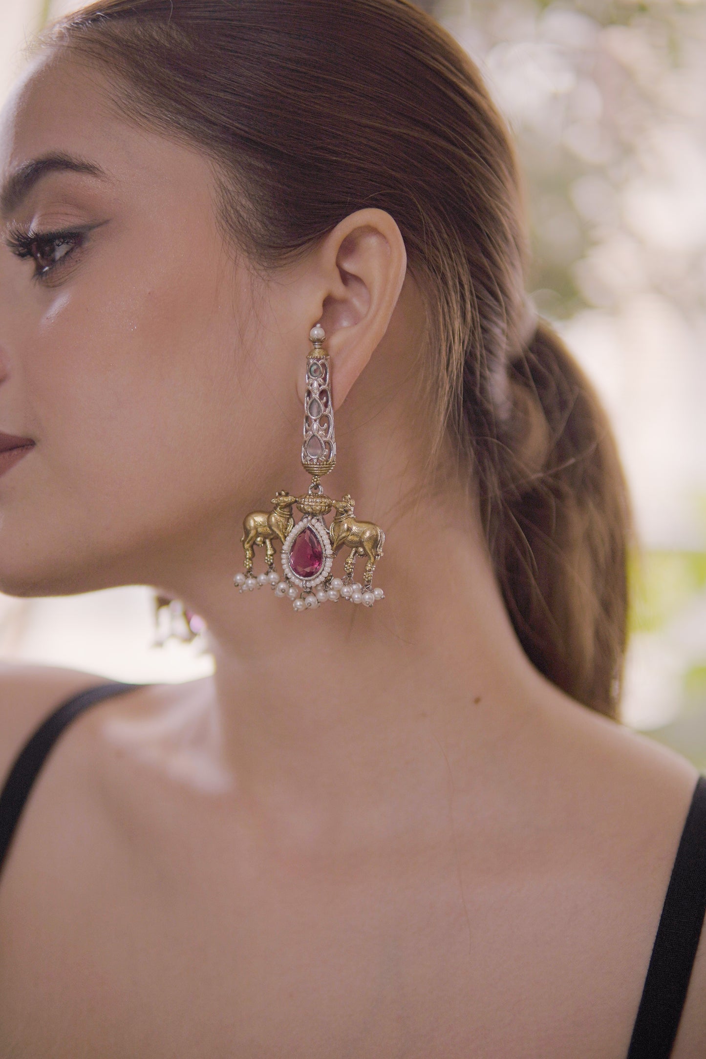 Nandika Motif Earrings