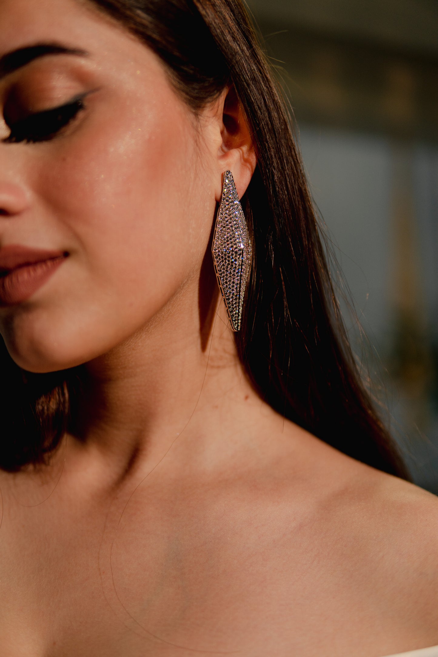 Ira Crystal Drop Earrings