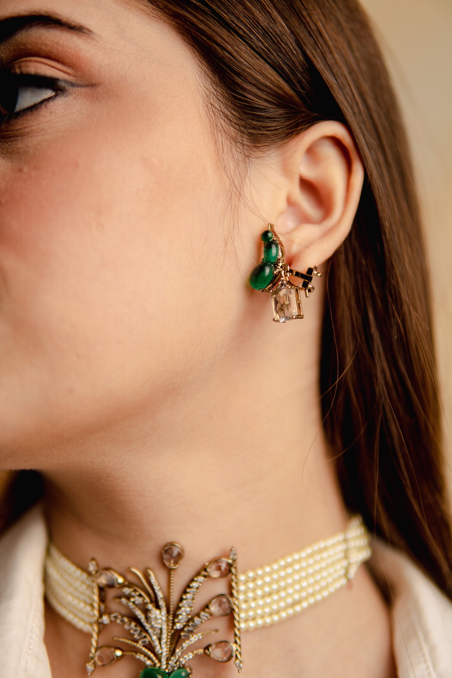 Maharani Palm Crest Choker