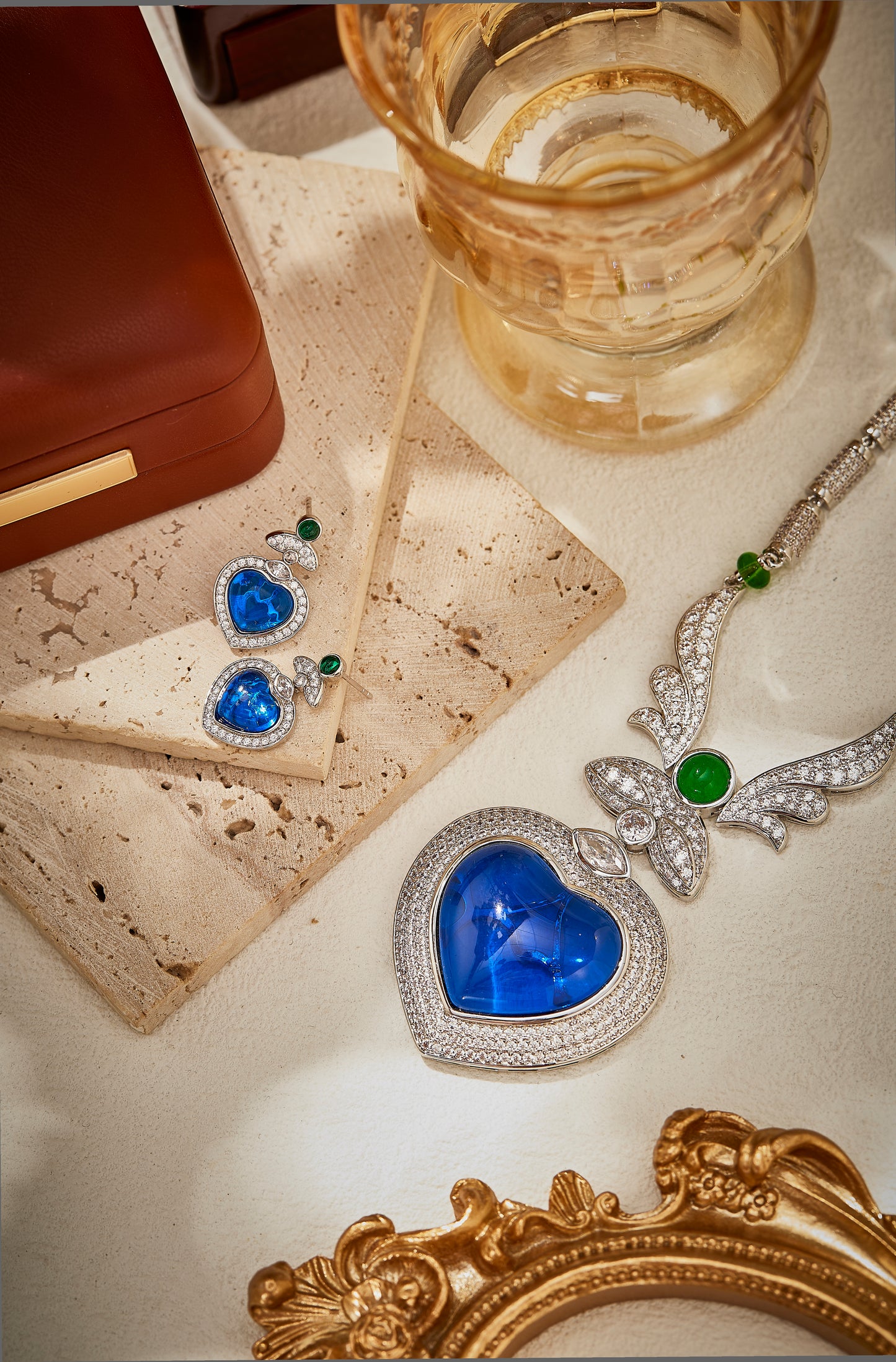 The Celeste Heart of Seraphina Necklace