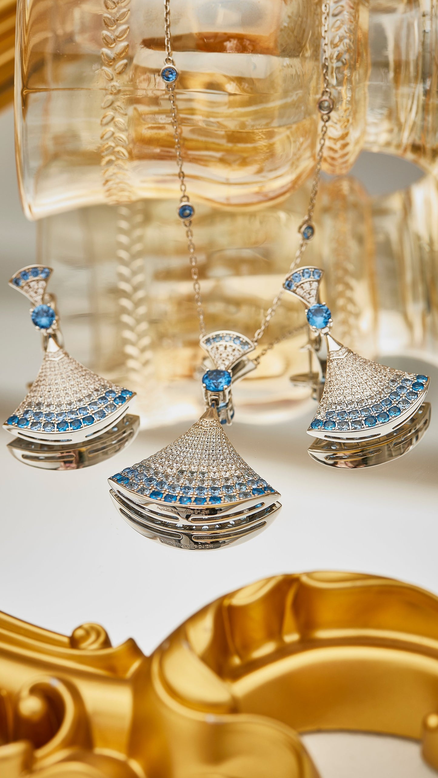 Azure Symphony Parure Necklace