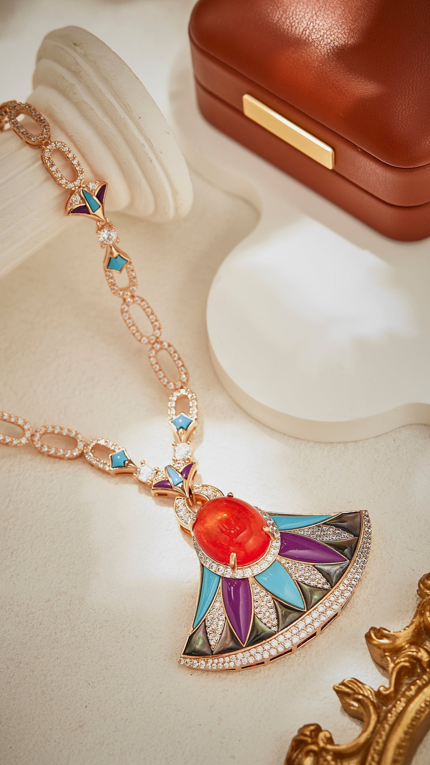 Azure Bloom Necklace Set