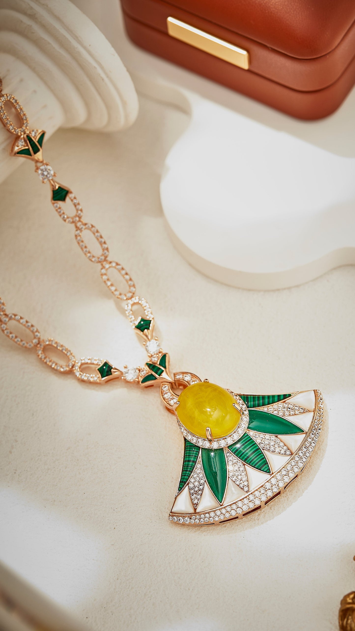 Azure Bloom Necklace Set