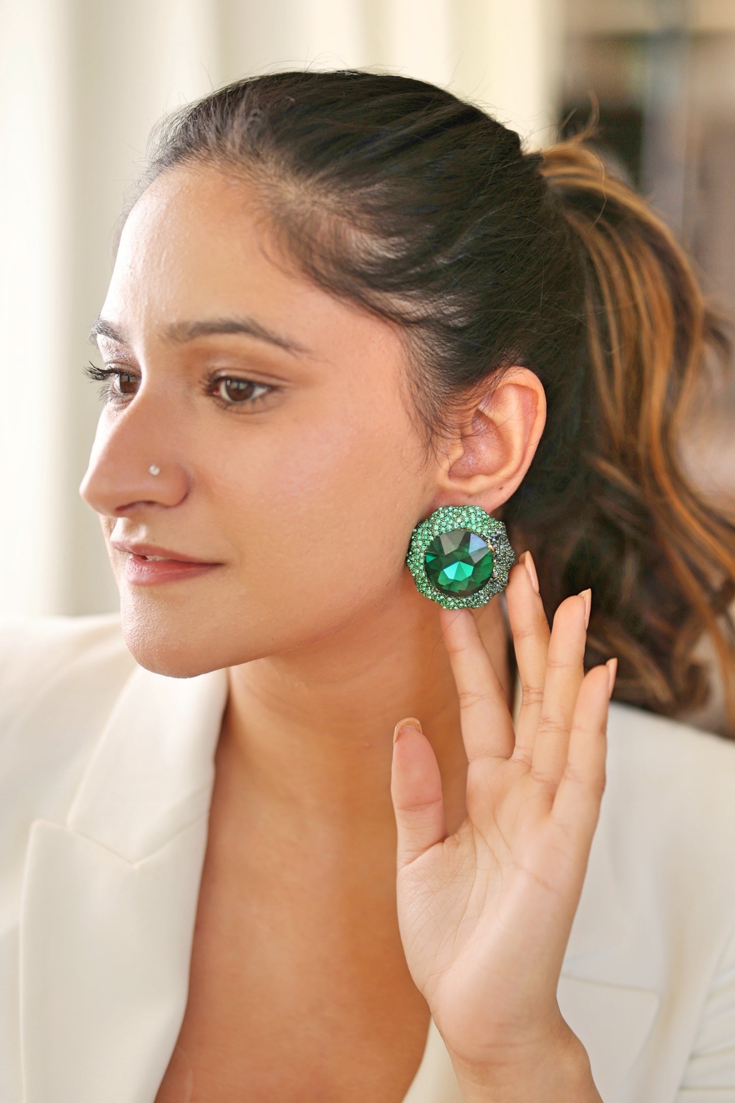 Emerald Enchantment Earrings