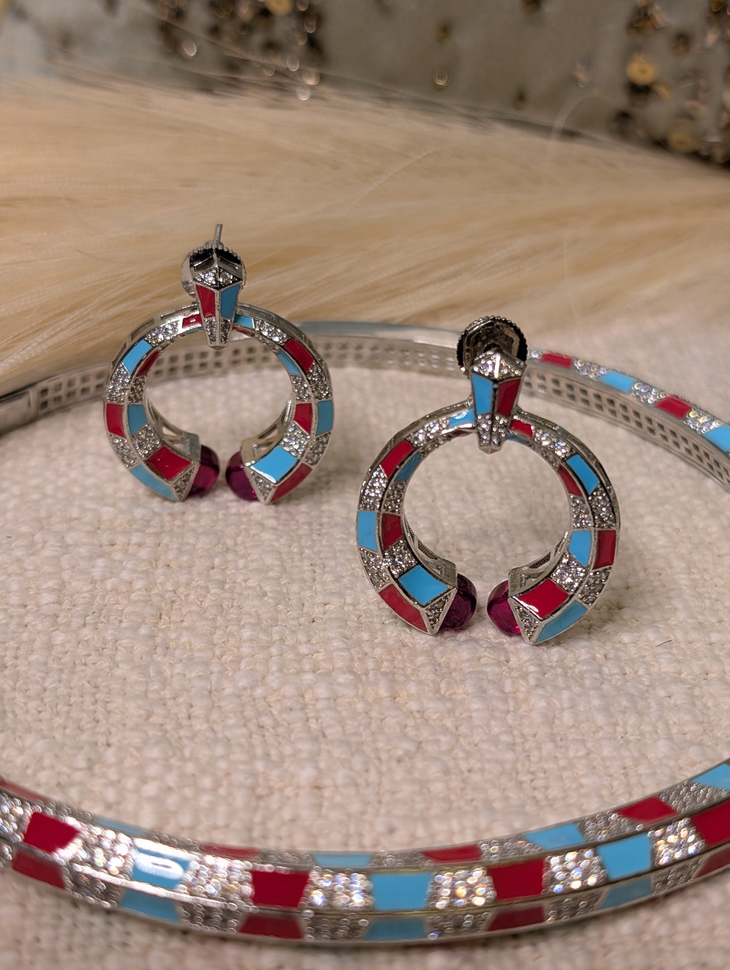 Venetian Mosaic Necklace Set