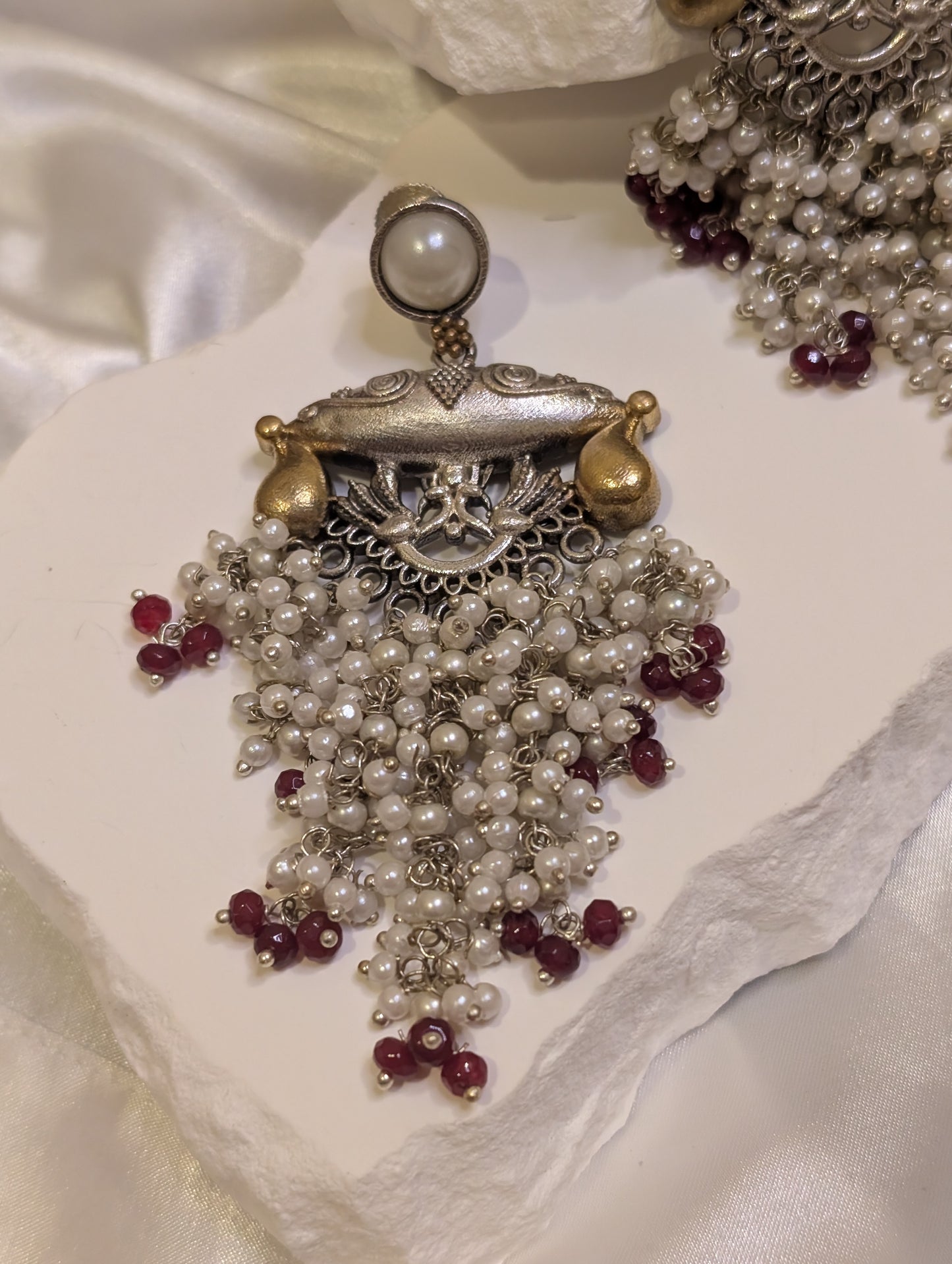 Graceful Pearl Symphony Earrings