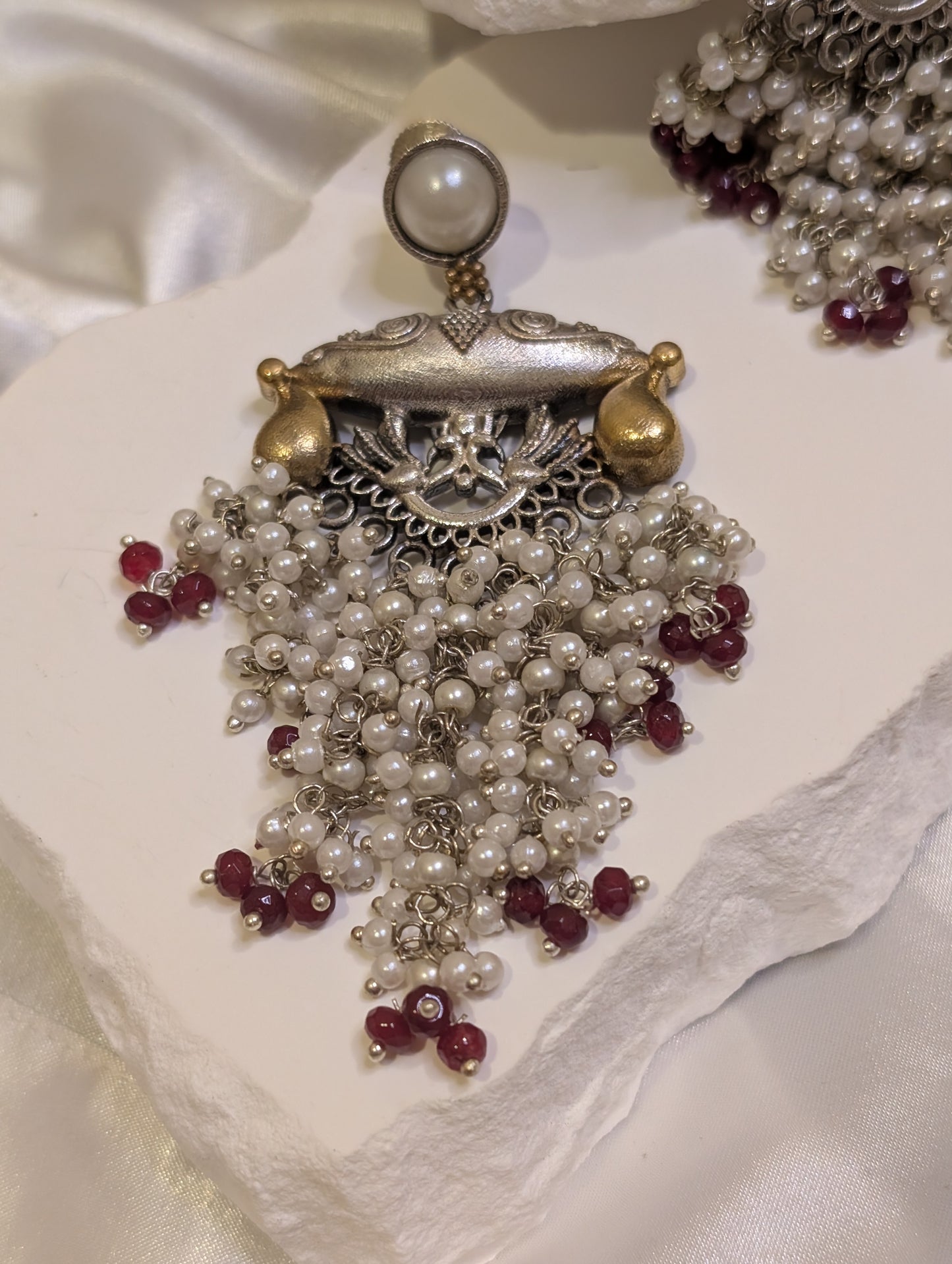 Graceful Pearl Symphony Earrings