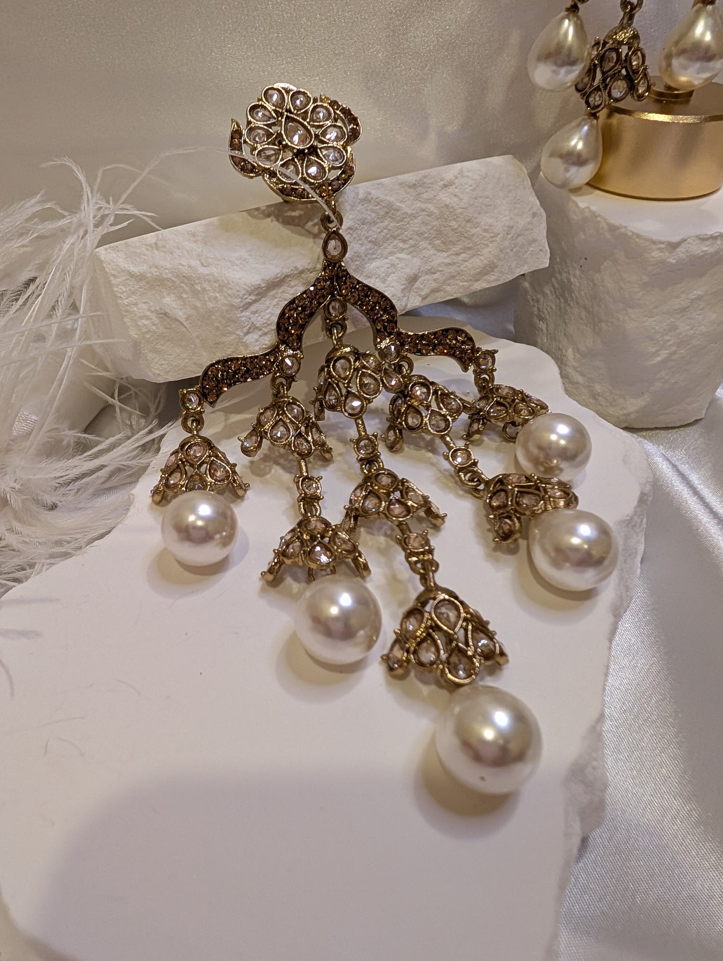 Vintage Pearl Enchantment Earrings