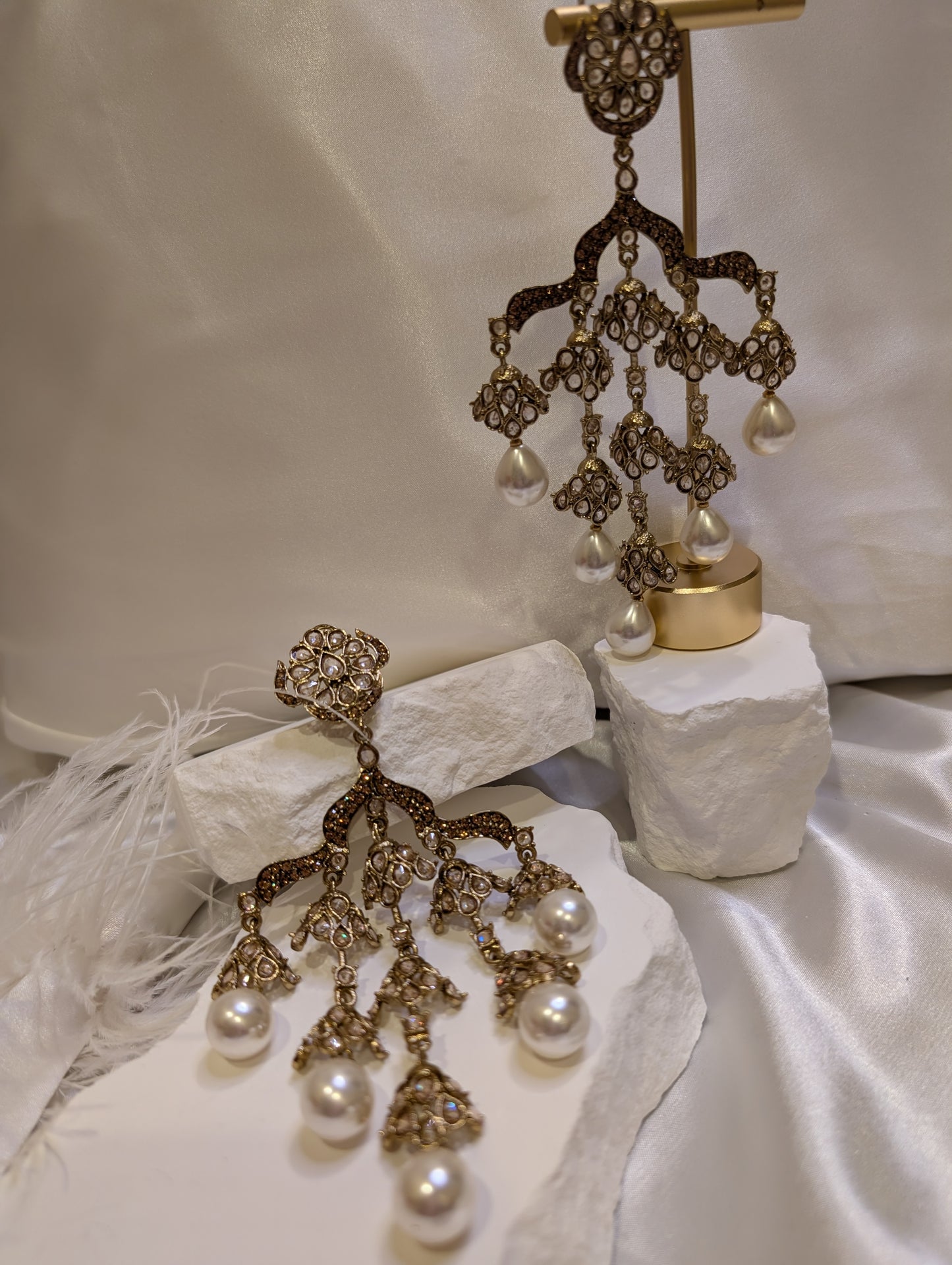 Vintage Pearl Enchantment Earrings