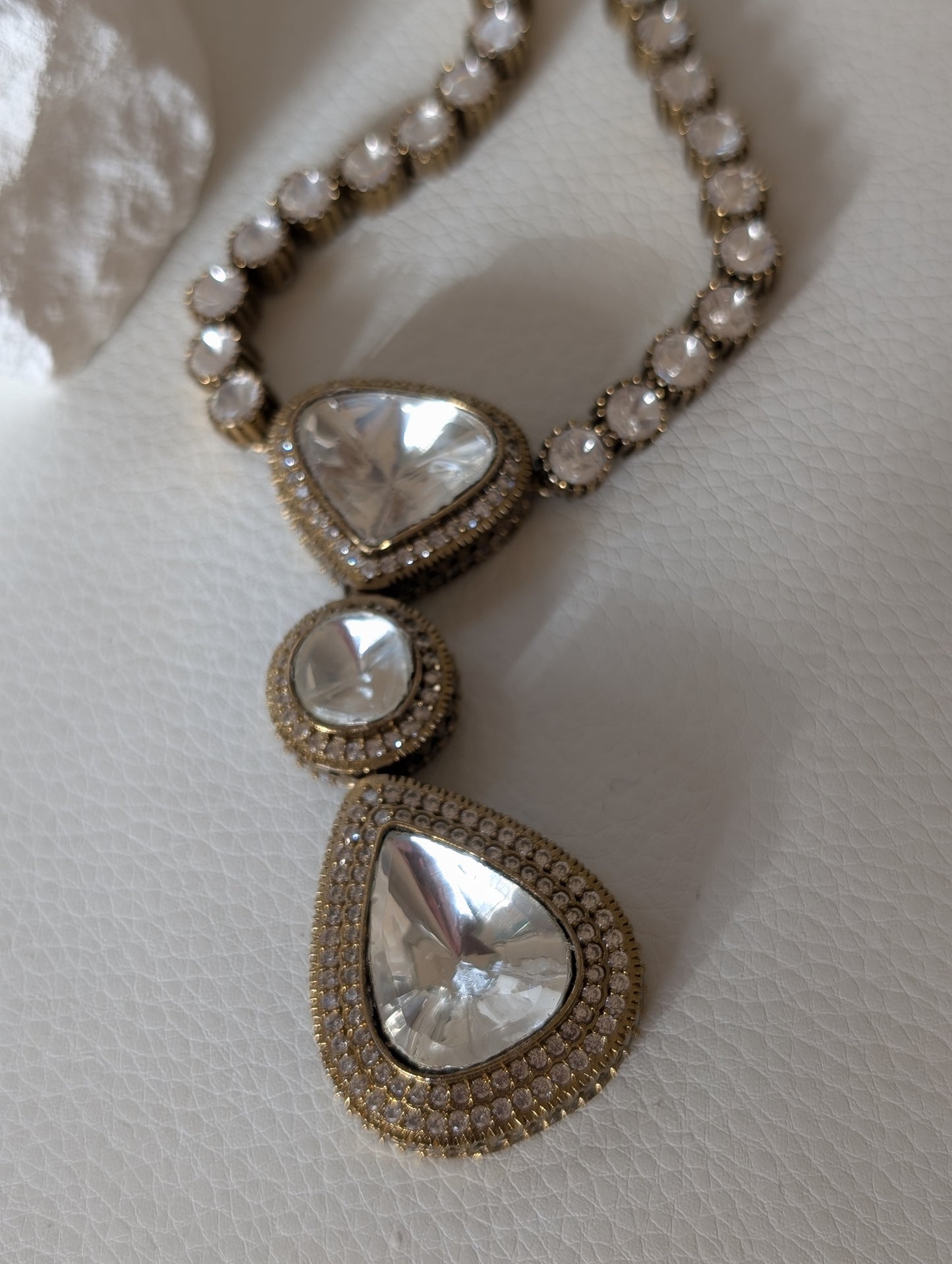 Ace Victorian Polki Necklace Set
