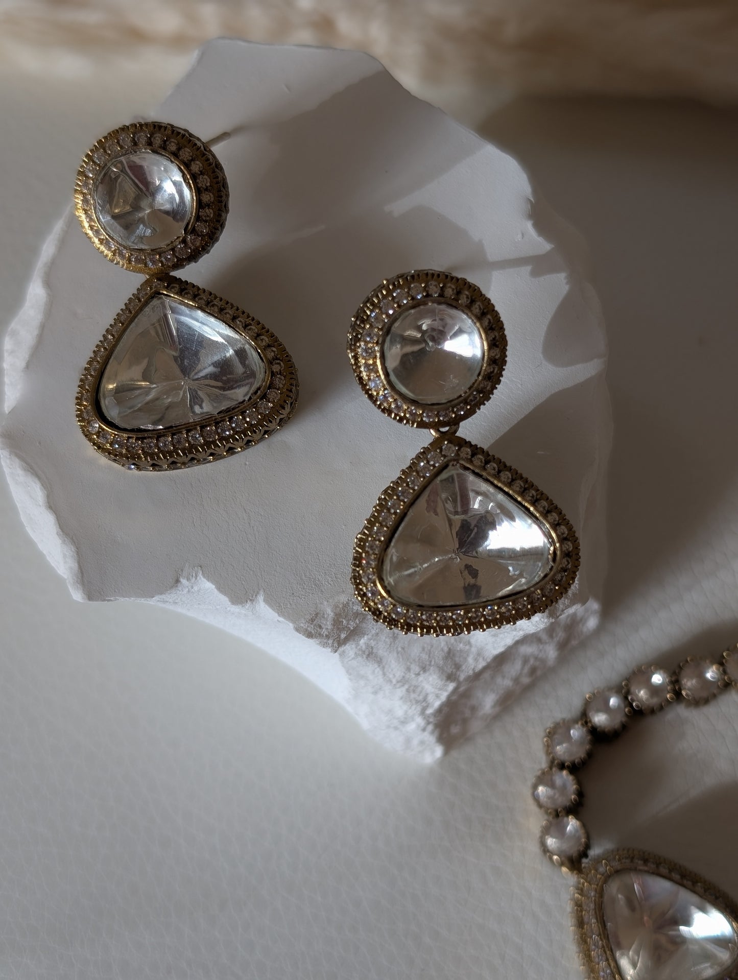 Ace Victorian Polki Necklace Set