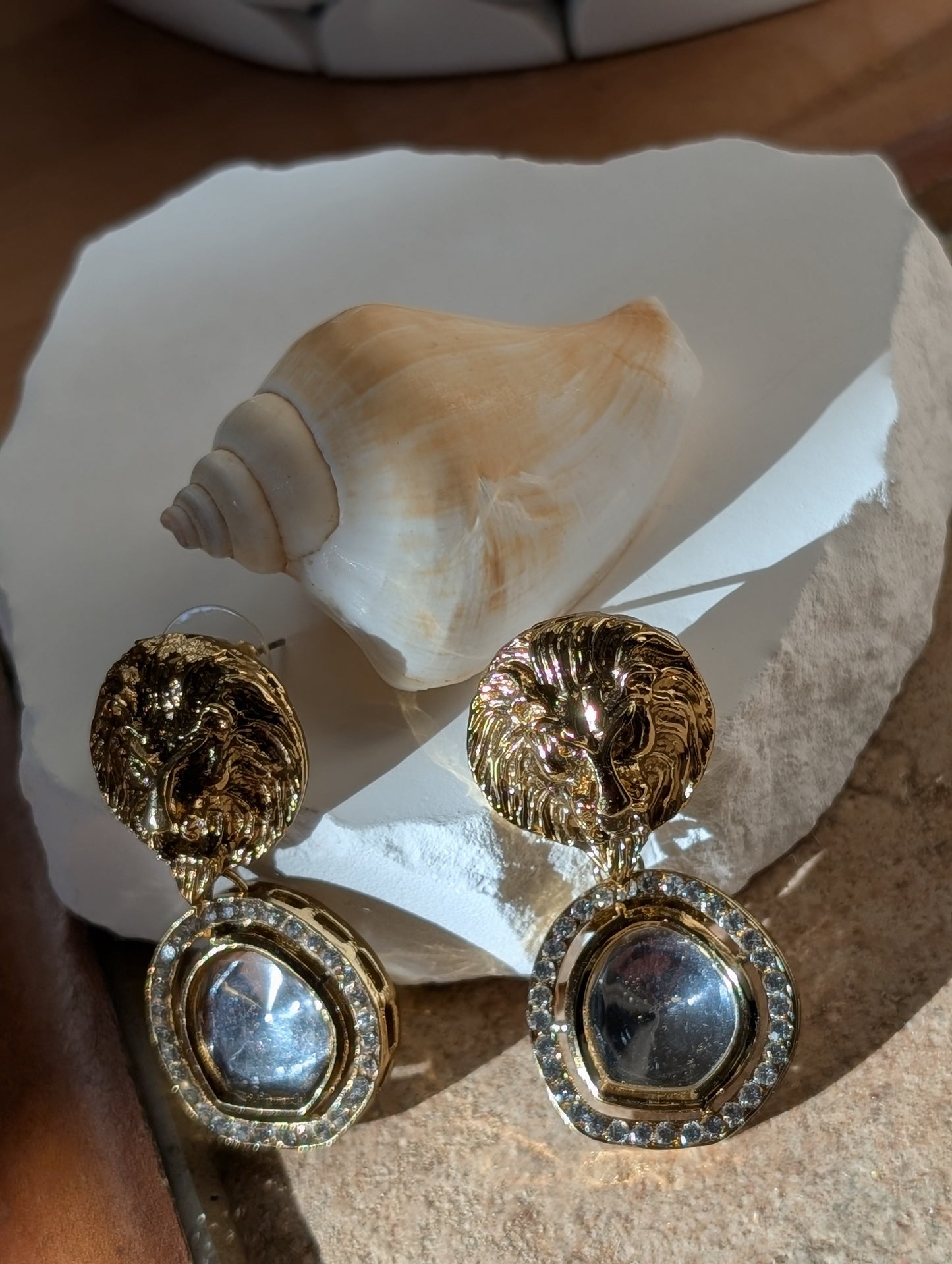 Elié Majesty Lion Earrings