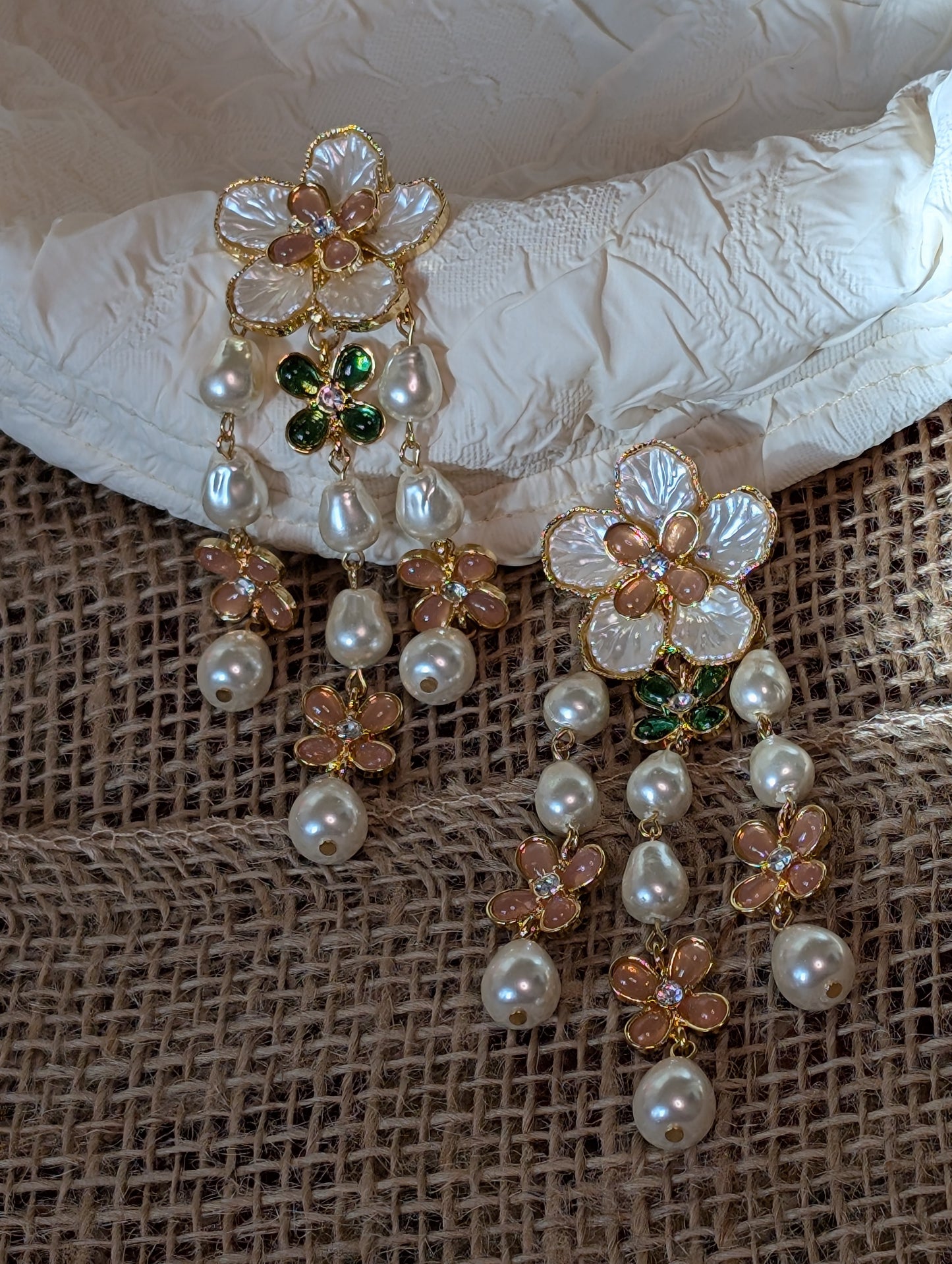 Fleur d’Amour Cascade Earrings