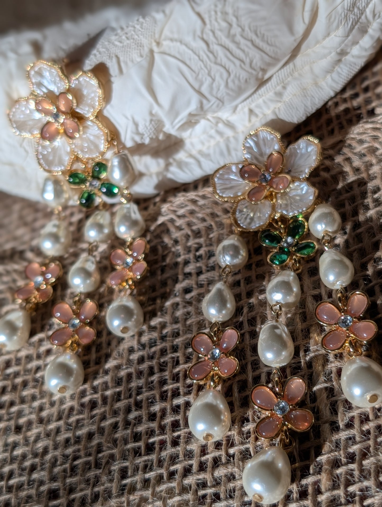 Fleur d’Amour Cascade Earrings