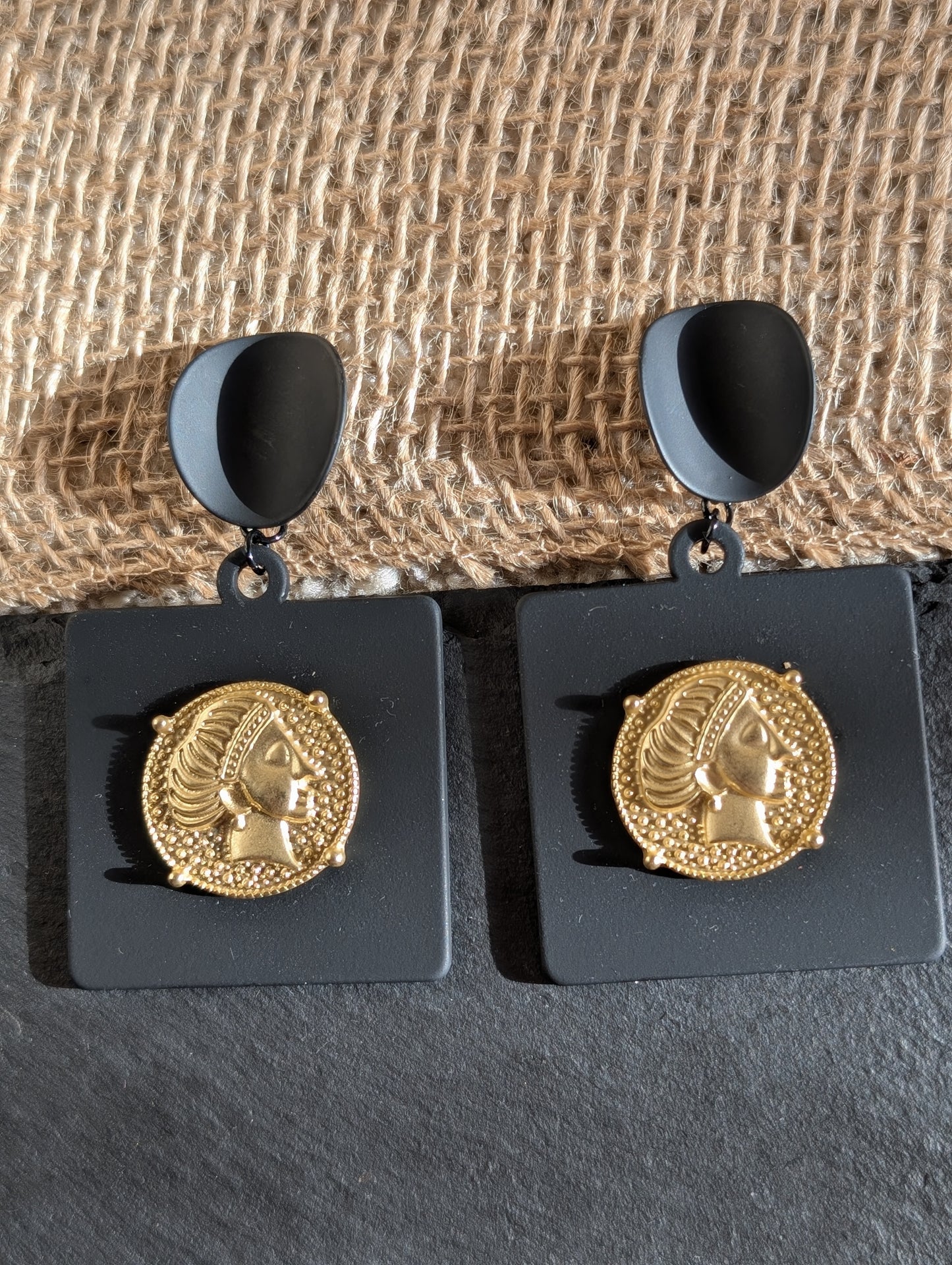 Pharaoh's Legacy Statement Earrings