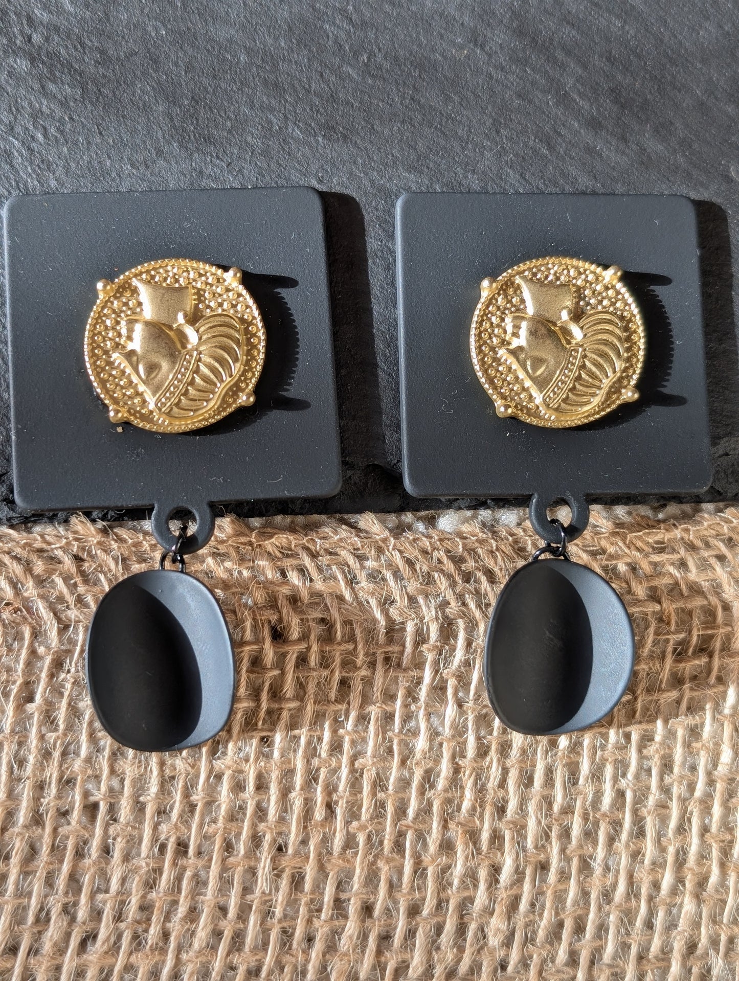 Pharaoh's Legacy Statement Earrings