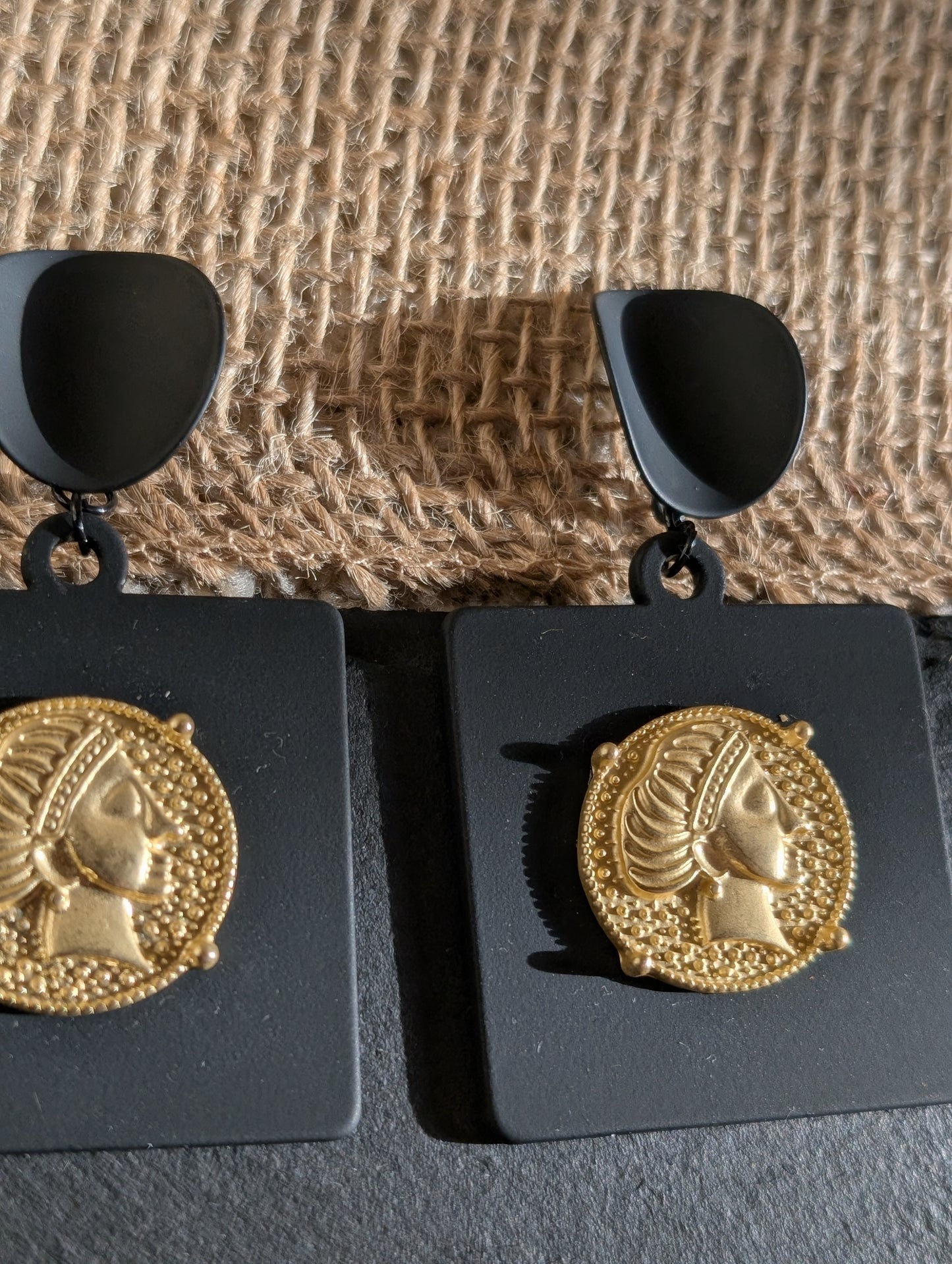 Pharaoh's Legacy Statement Earrings