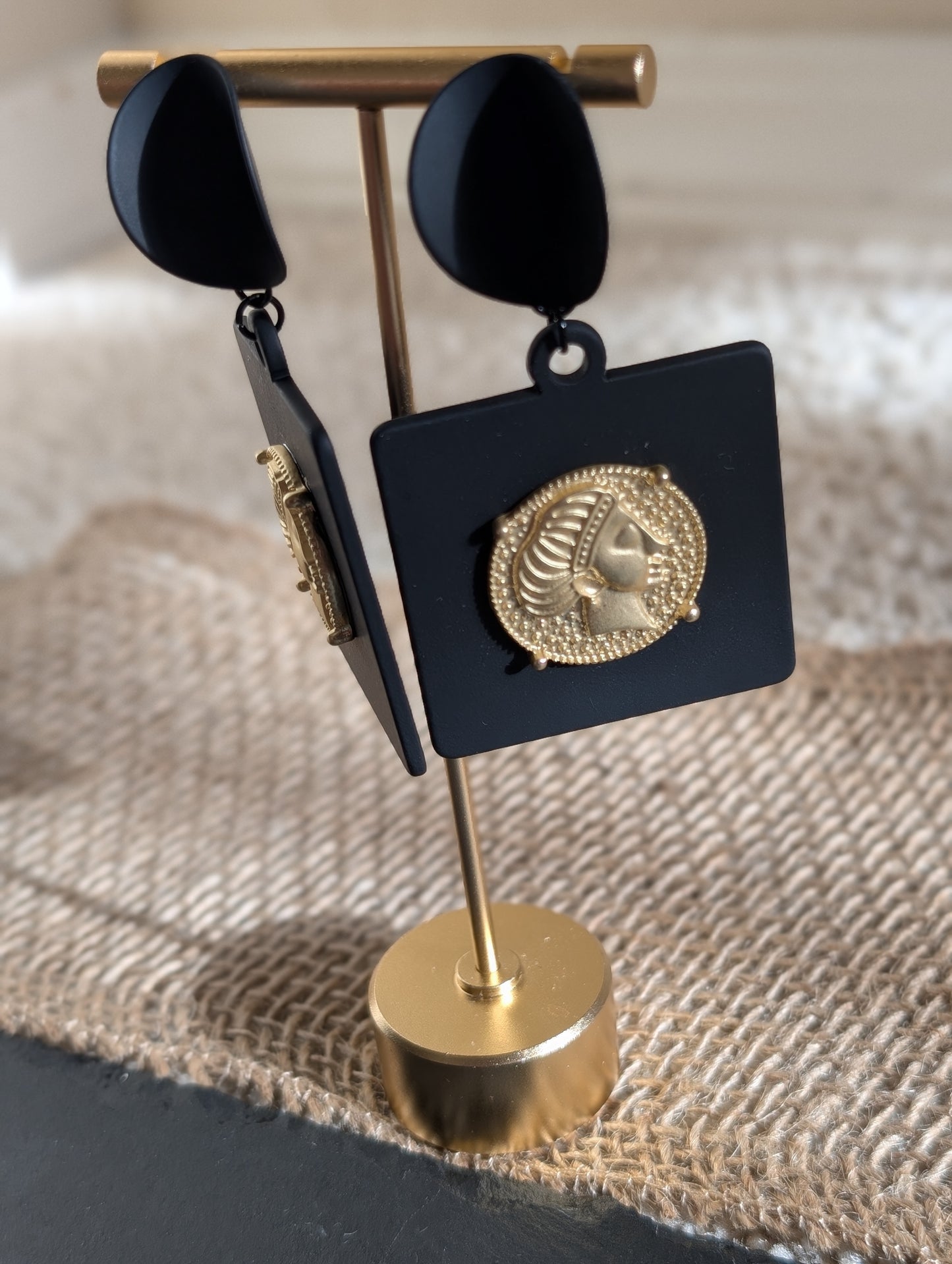 Pharaoh's Legacy Statement Earrings