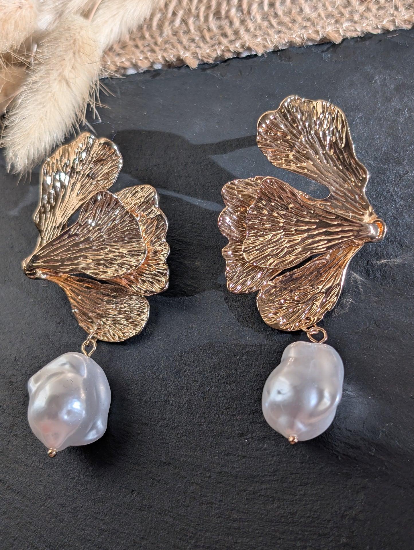 Luna Ginkgo Bloom Earrings
