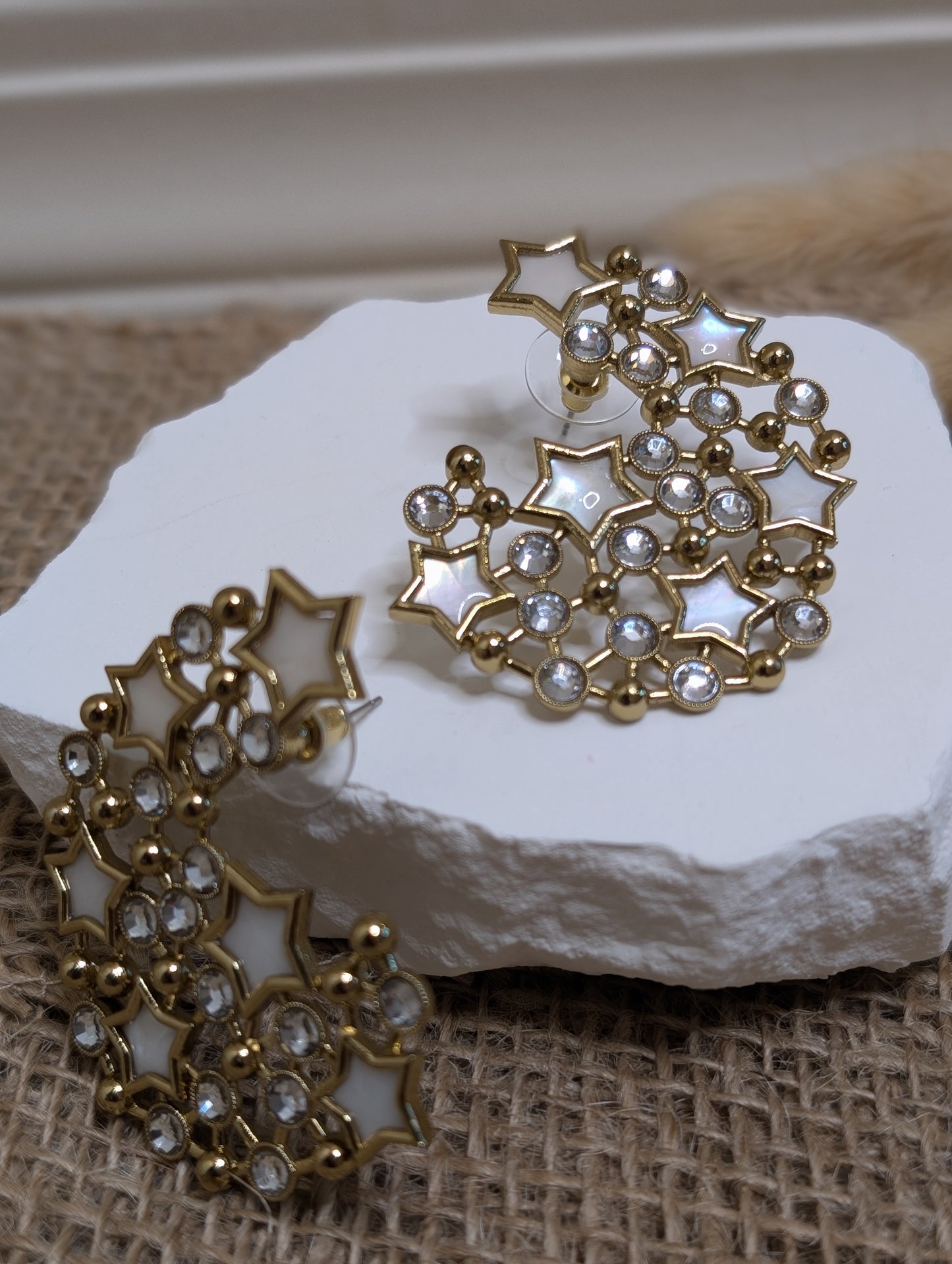 Celeste Starburst Cluster Earrings
