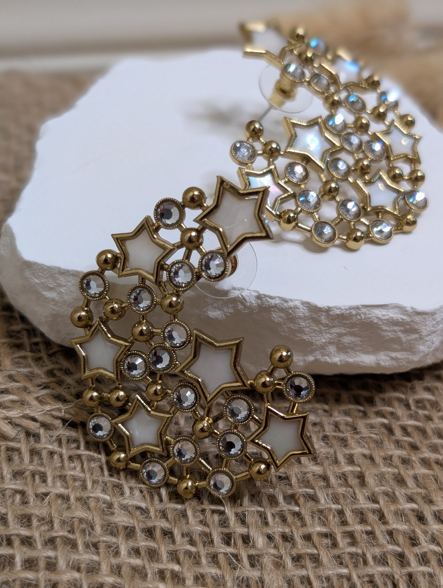 Celeste Starburst Cluster Earrings