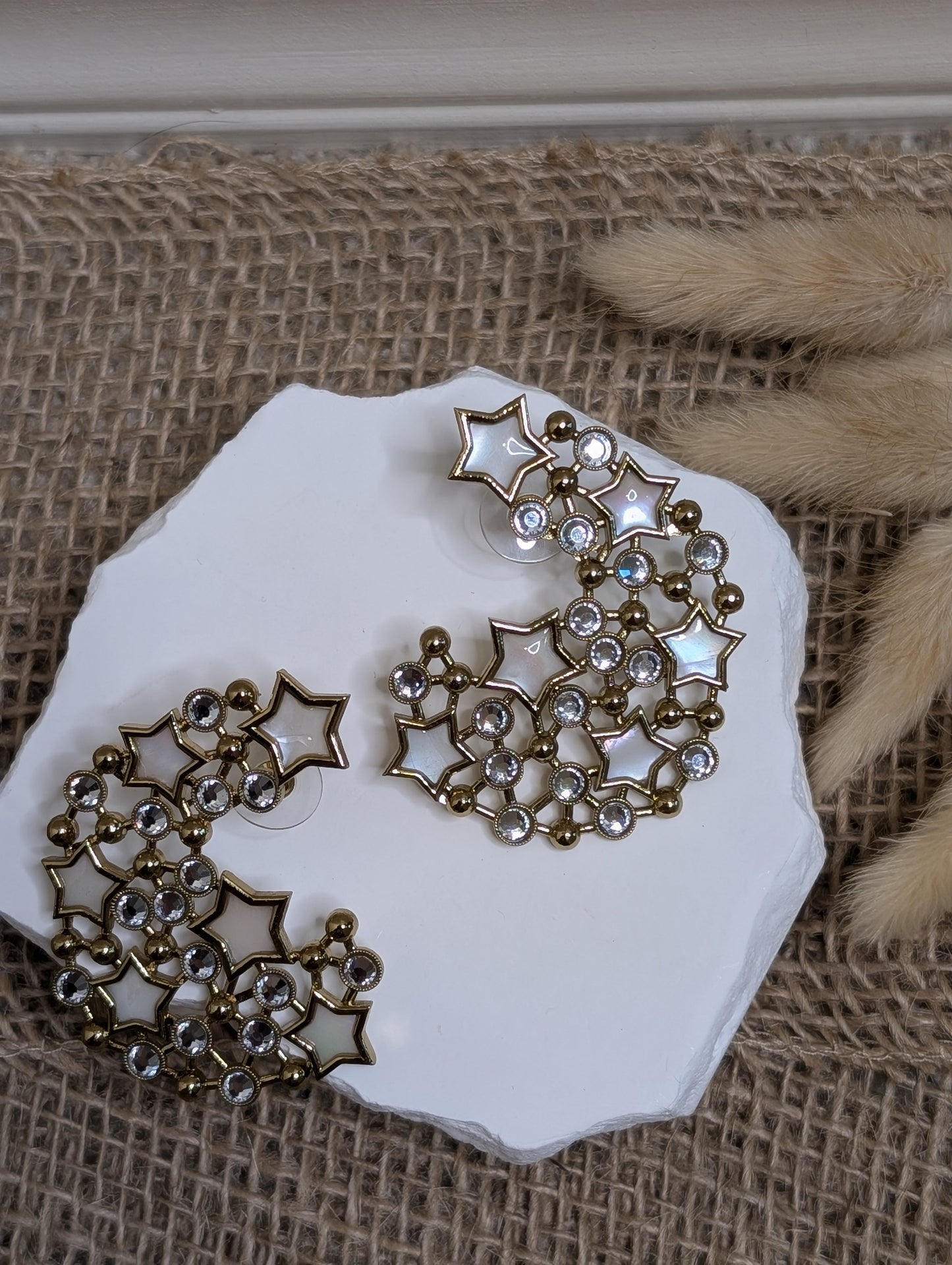 Celeste Starburst Cluster Earrings