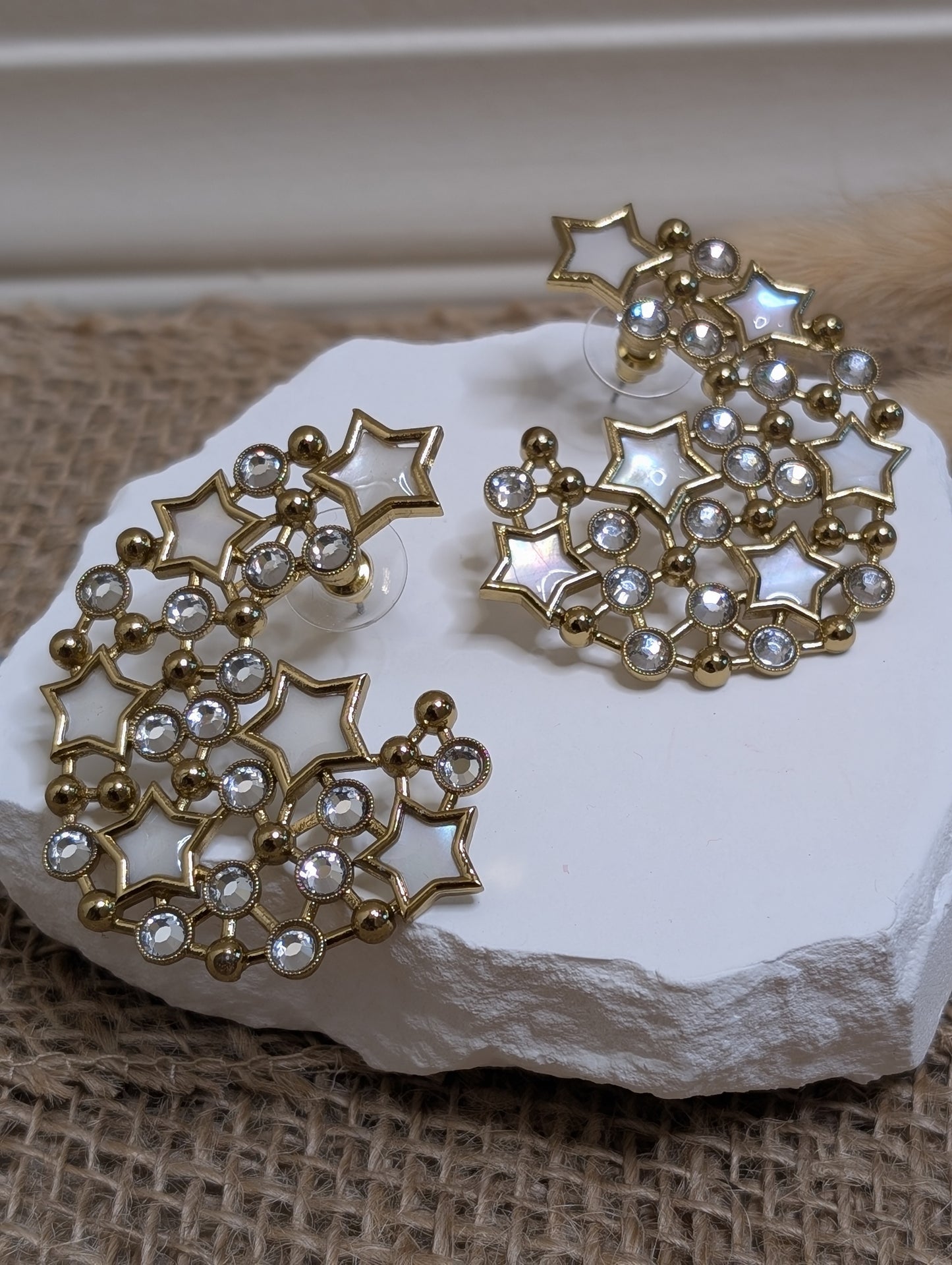 Celeste Starburst Cluster Earrings