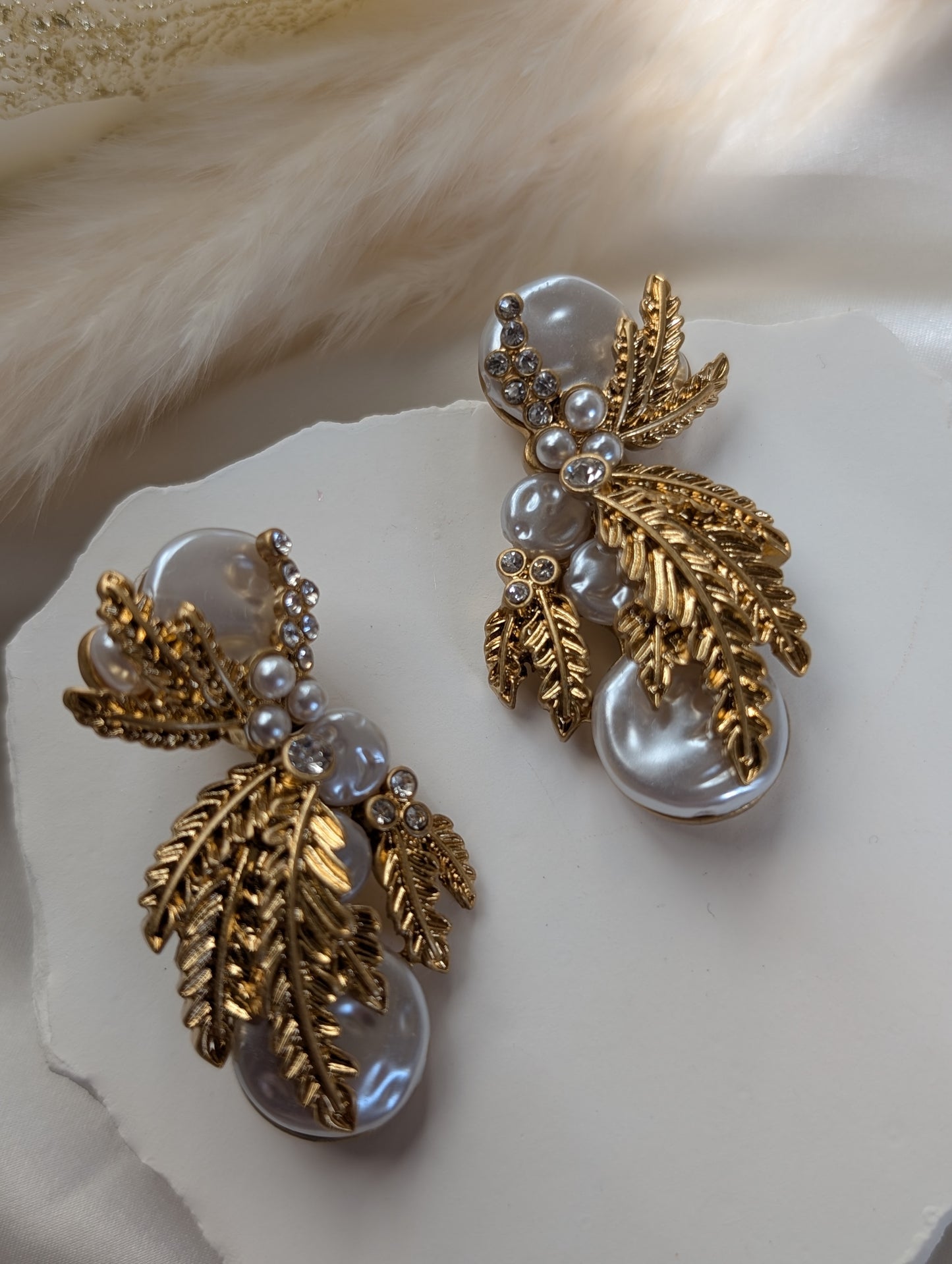 Elysian Pearl Vine Earrings