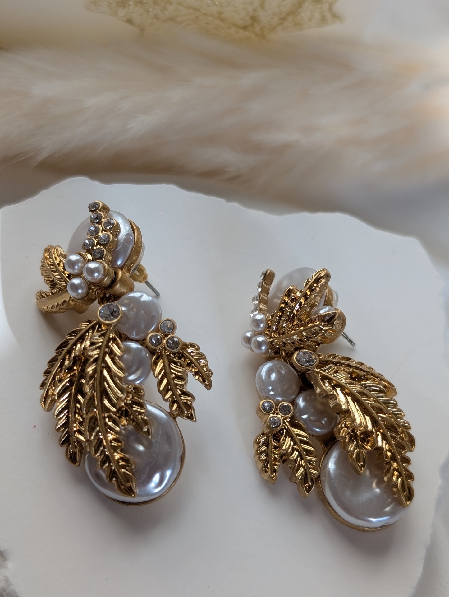 Elysian Pearl Vine Earrings