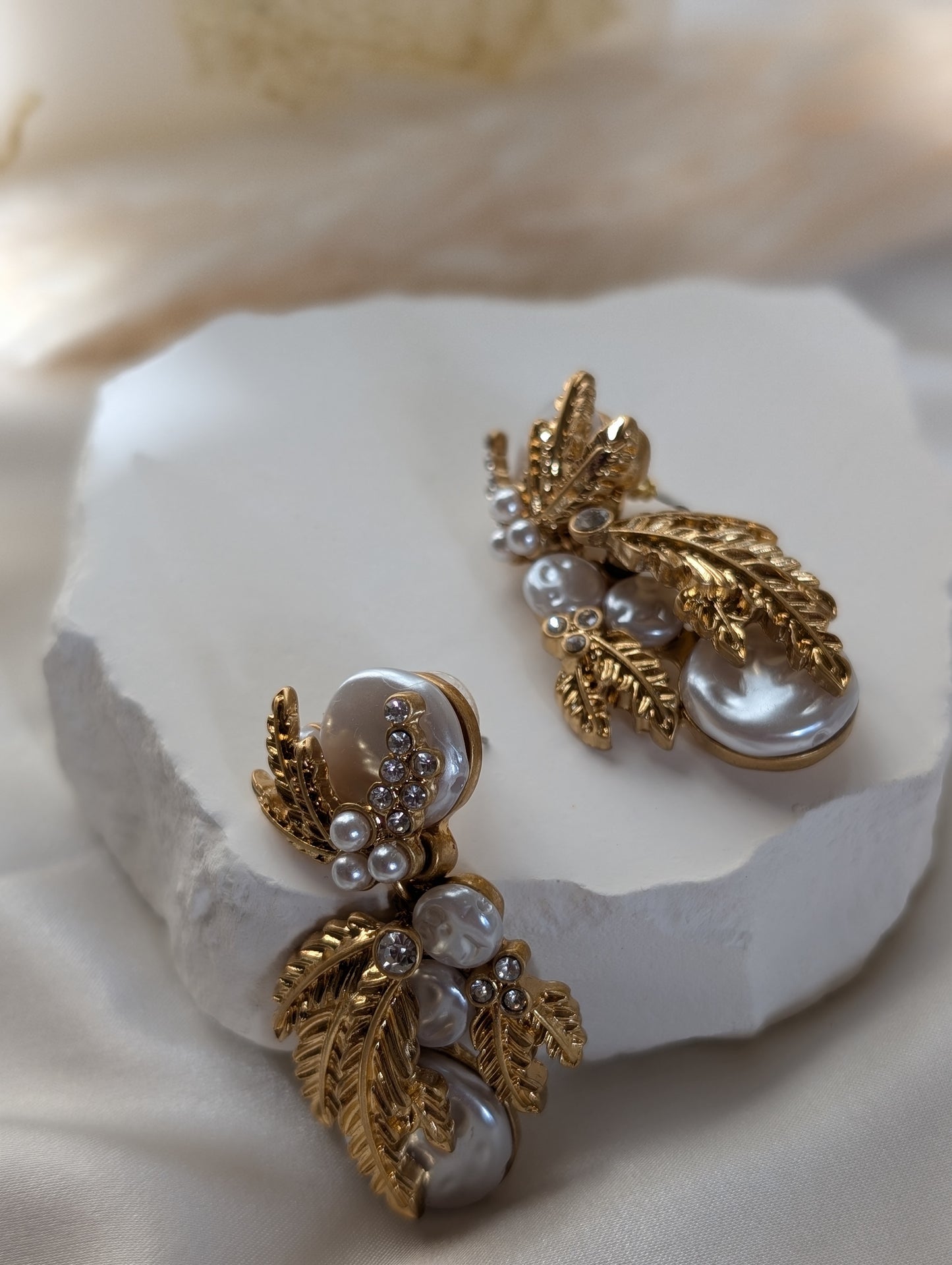 Elysian Pearl Vine Earrings