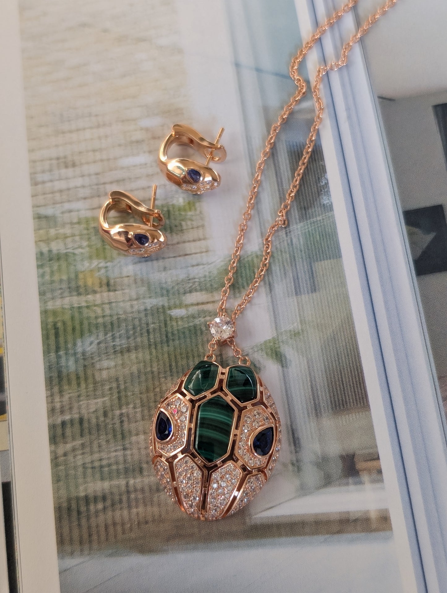 Imperial Serpentine Necklace Set