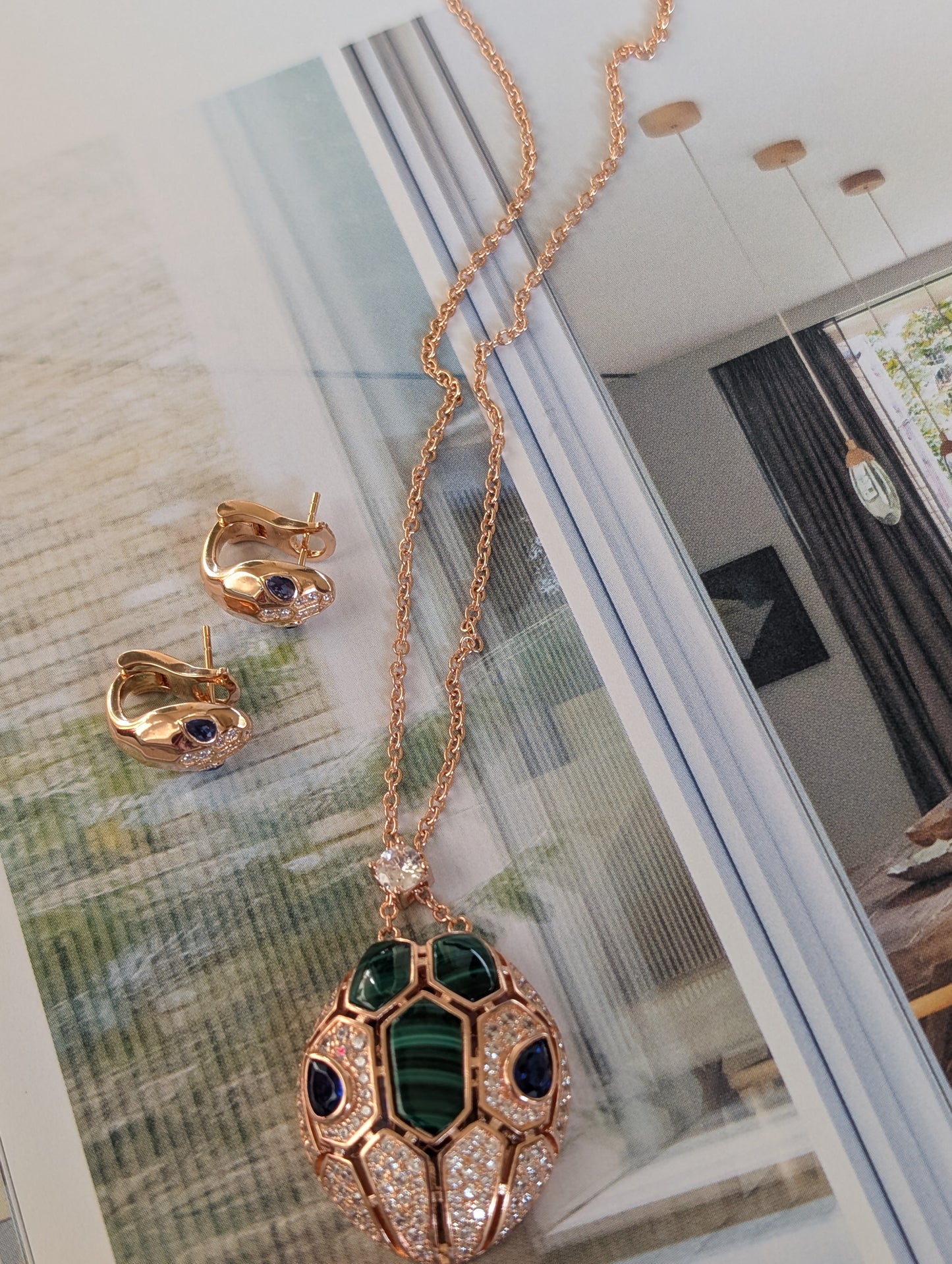 Imperial Serpentine Necklace Set