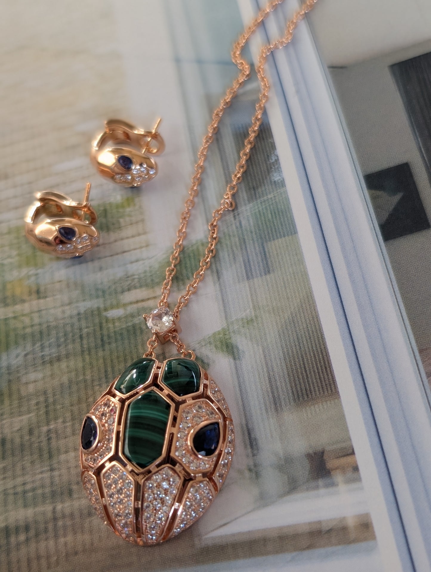 Imperial Serpentine Necklace Set