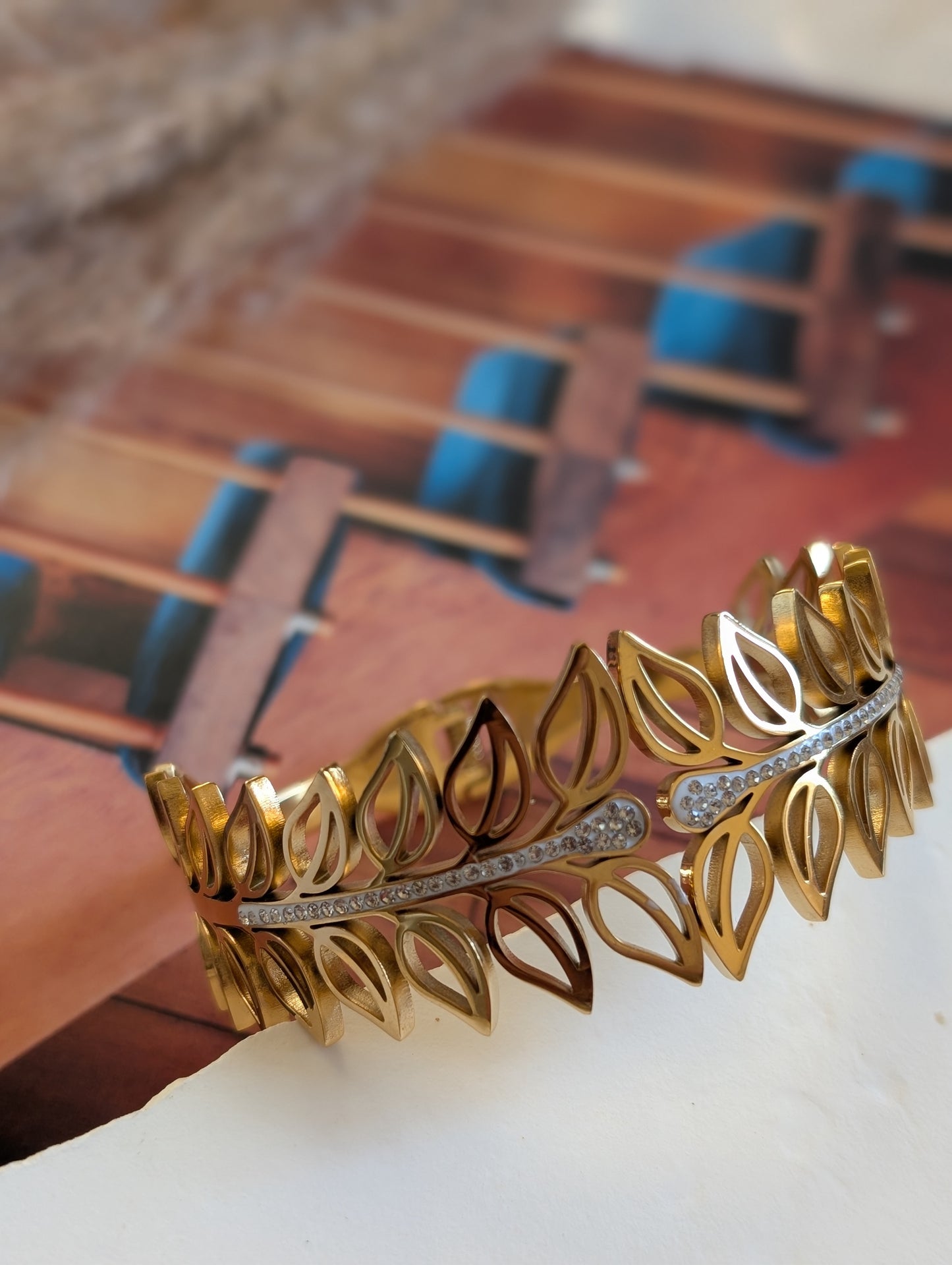Aurelia Leaf Cascade Cuff