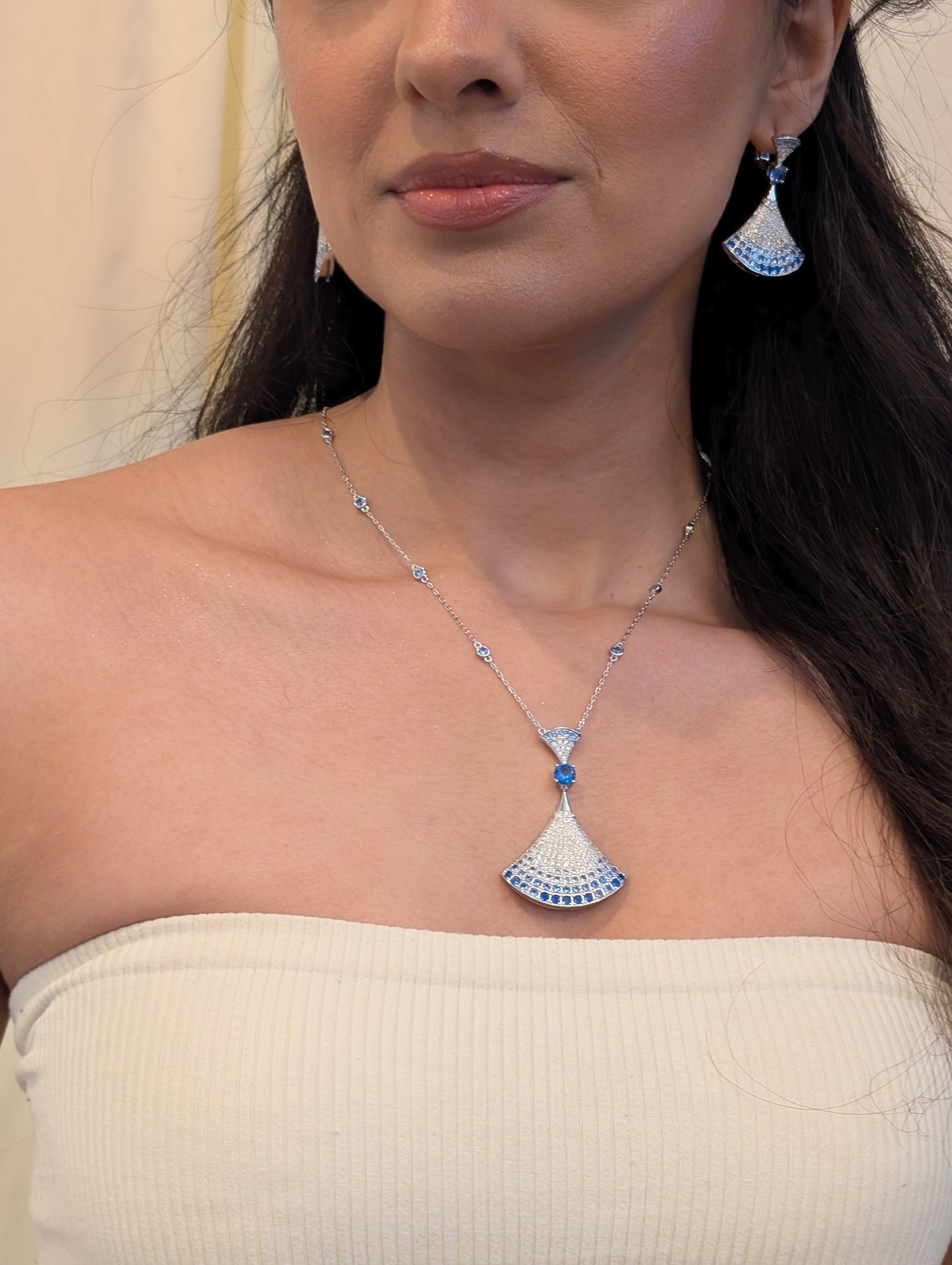 Azure Symphony Parure Necklace