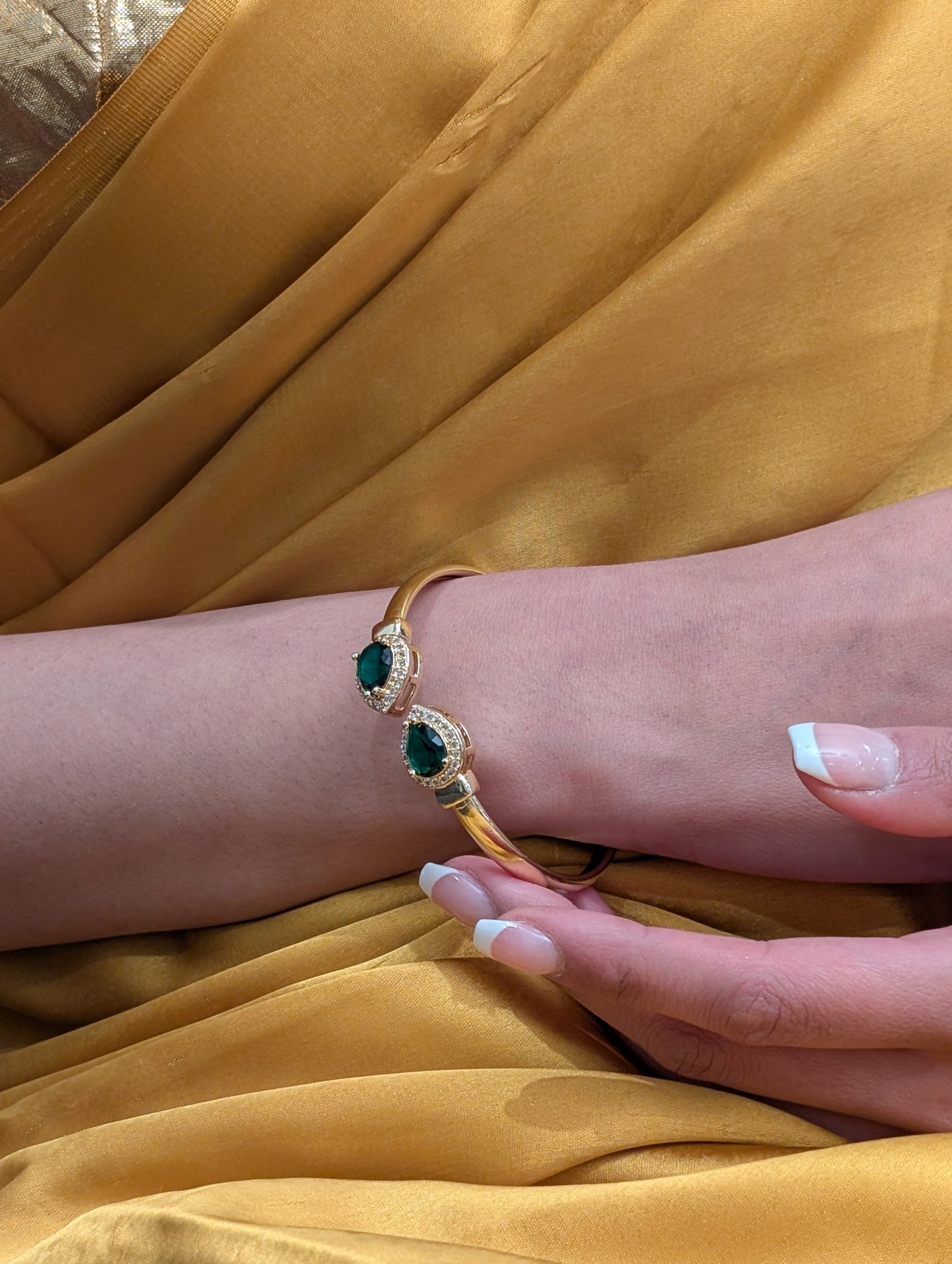 Majestic Charm Gemstone Bangle