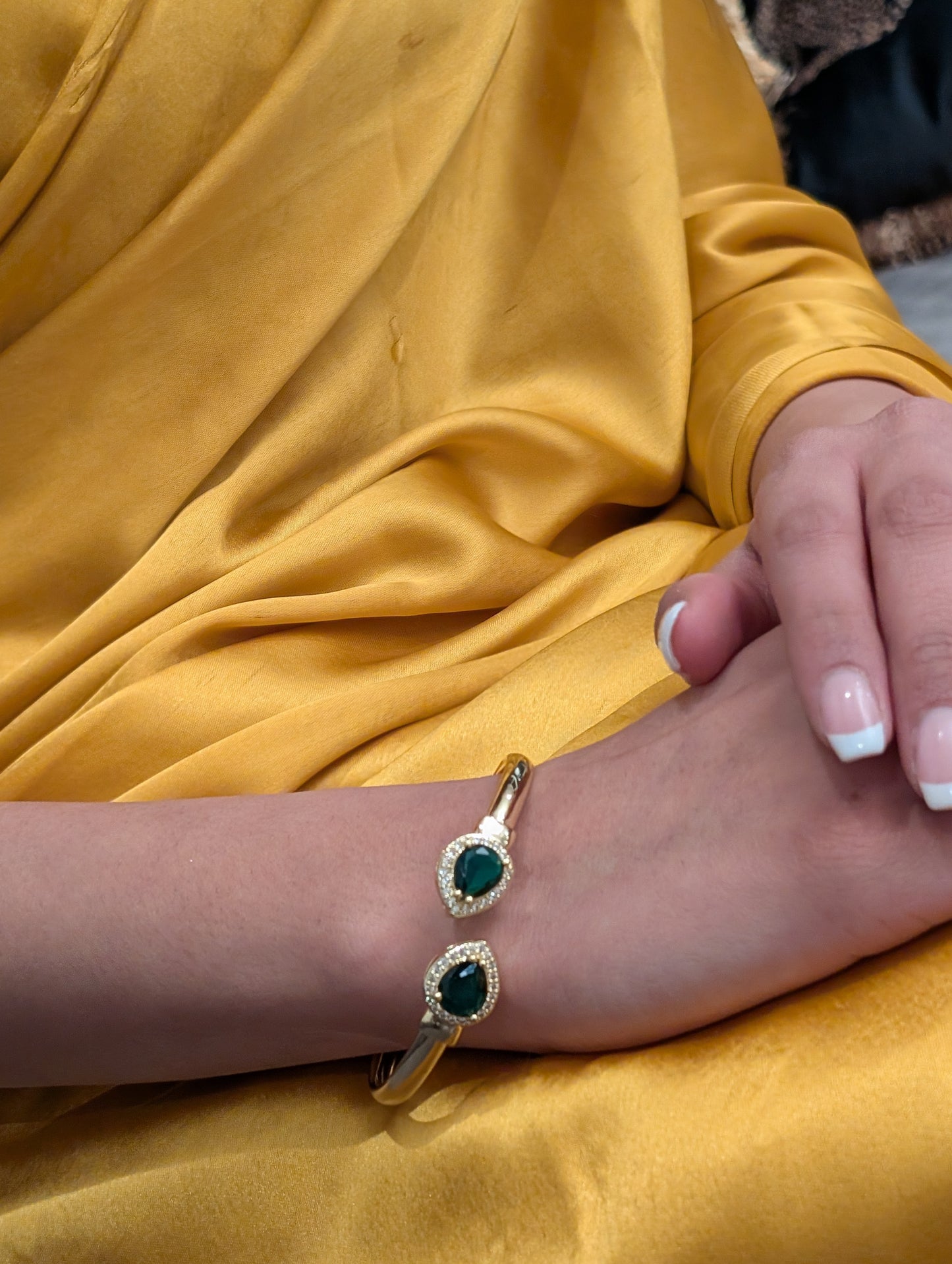 Majestic Charm Gemstone Bangle