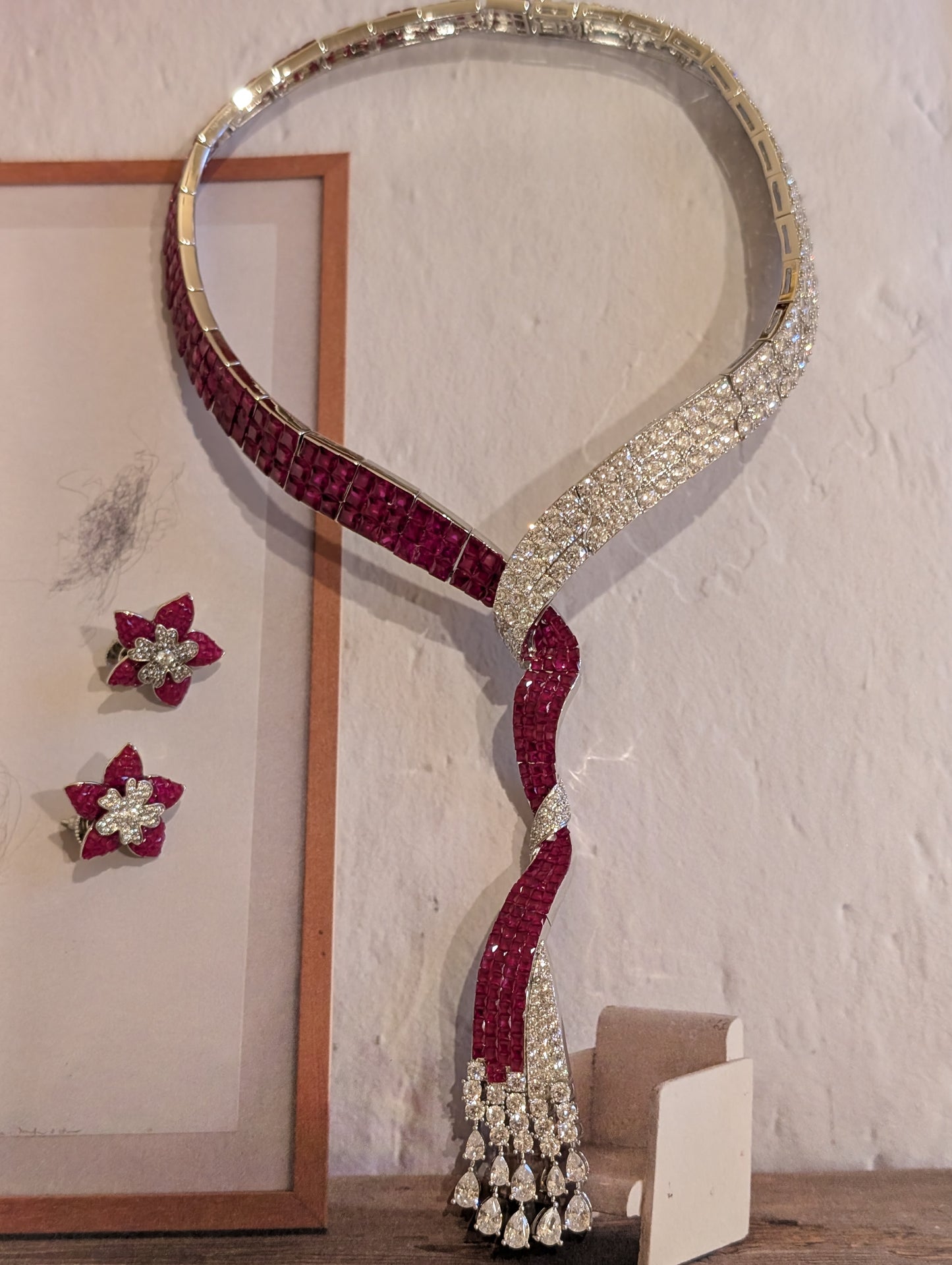 Seraphina Ruby Cascade Set