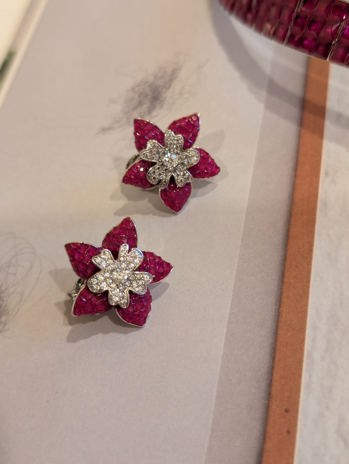 Seraphina Ruby Cascade Set