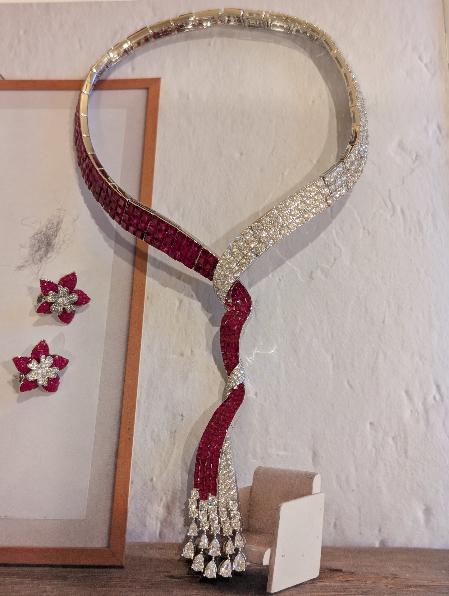 Seraphina Ruby Cascade Set