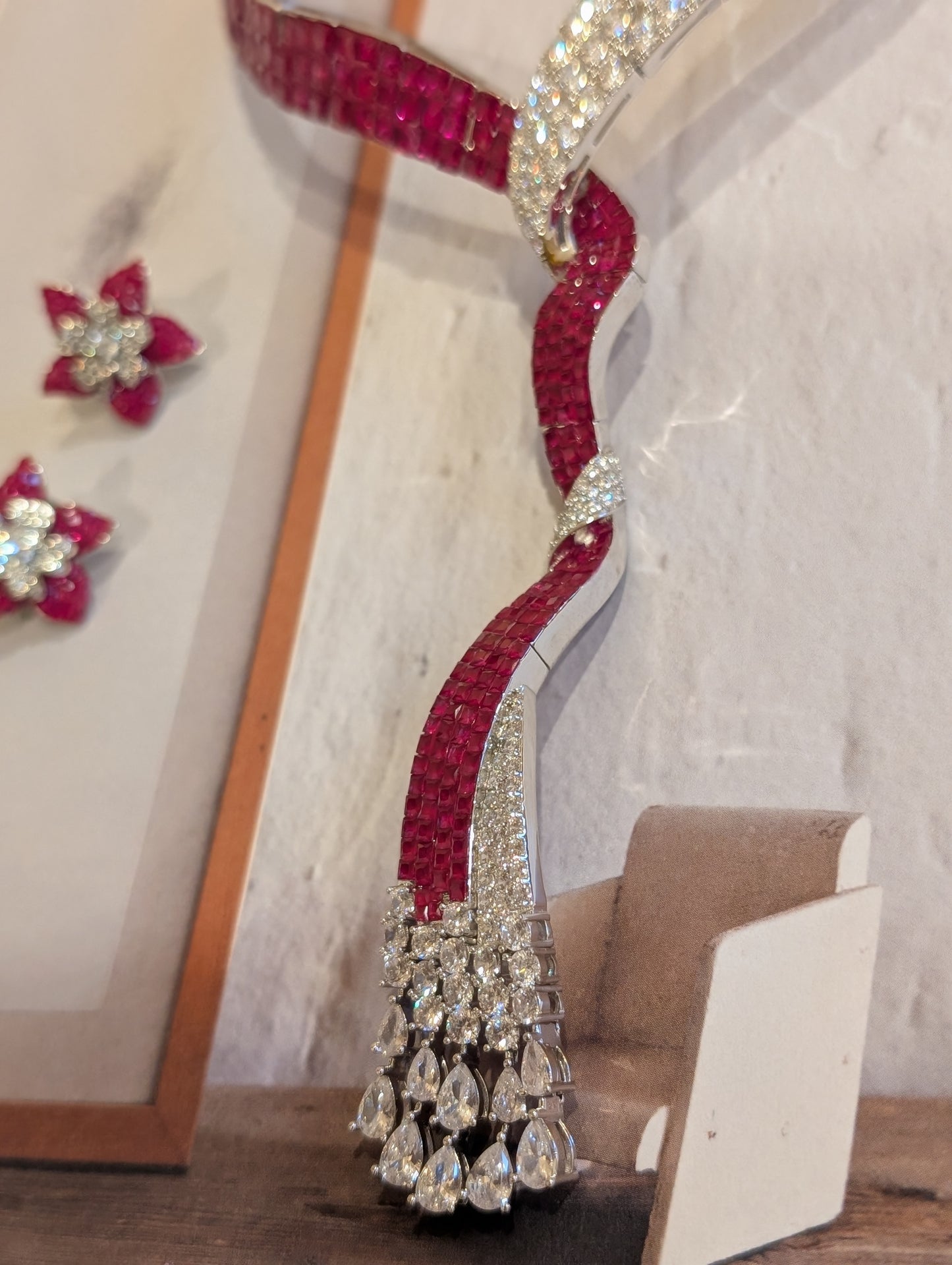 Seraphina Ruby Cascade Set