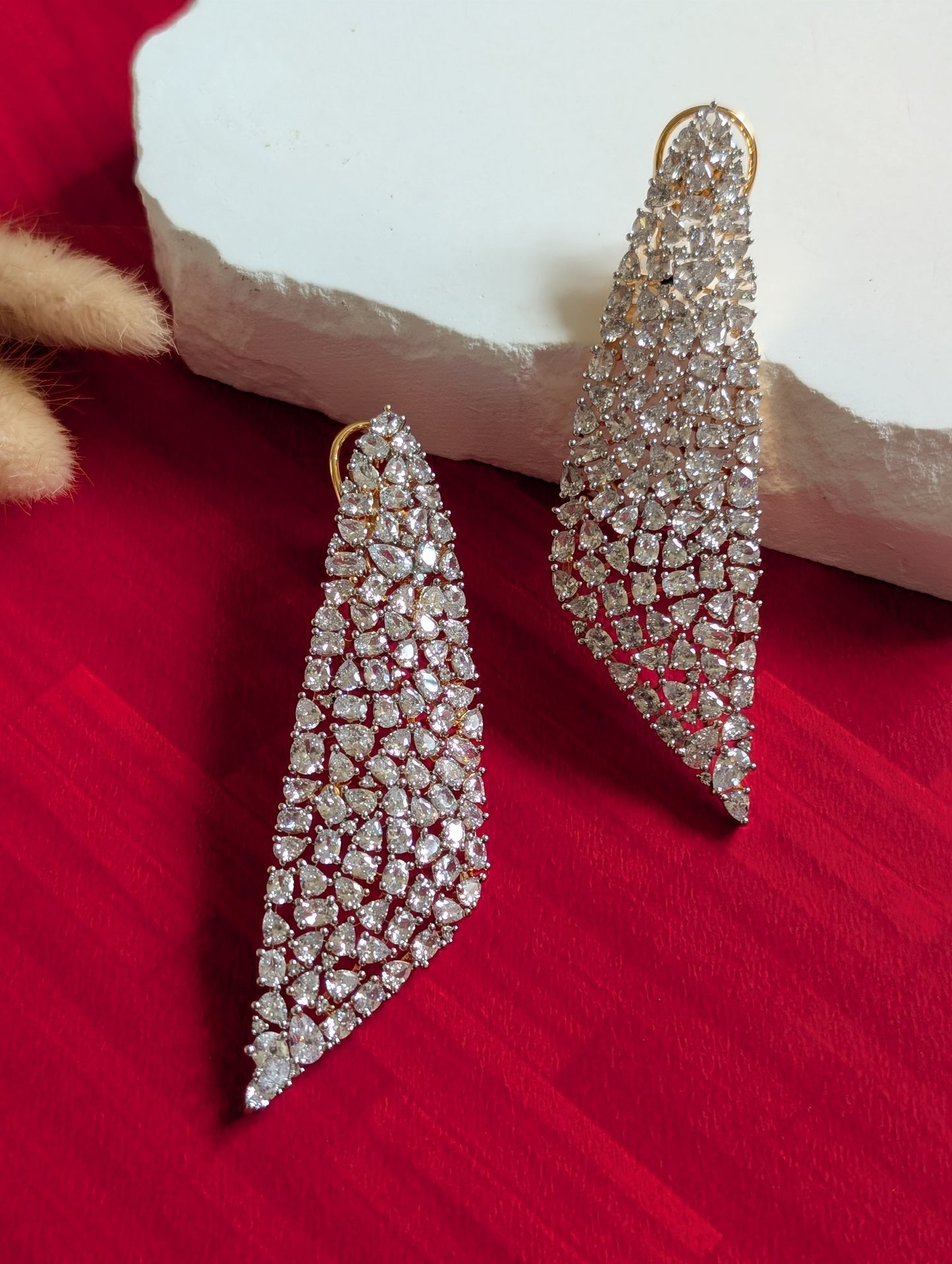 Aafreen Tapered Crystal Drops